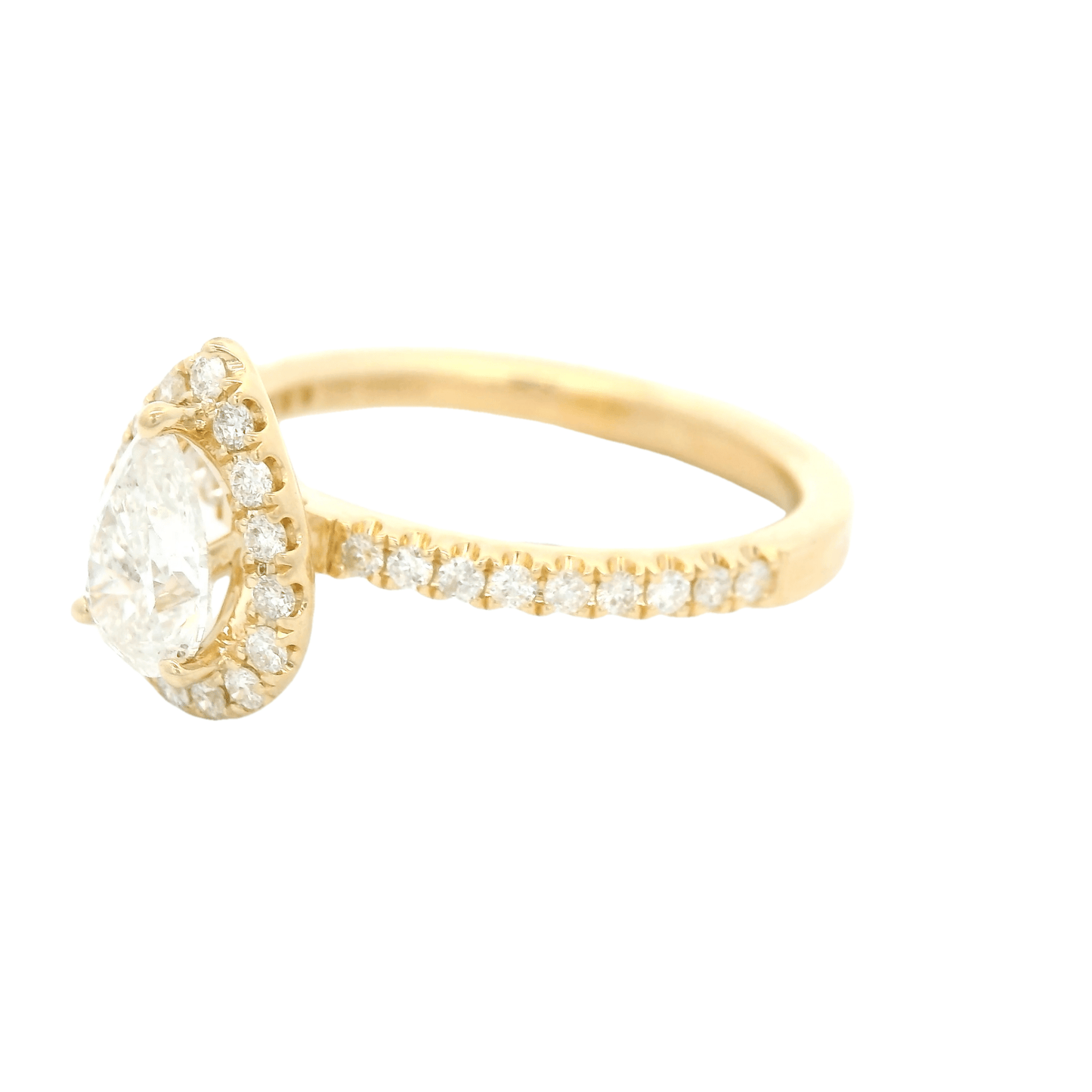 Pear Shape & Diamond Ring - Forever Rox