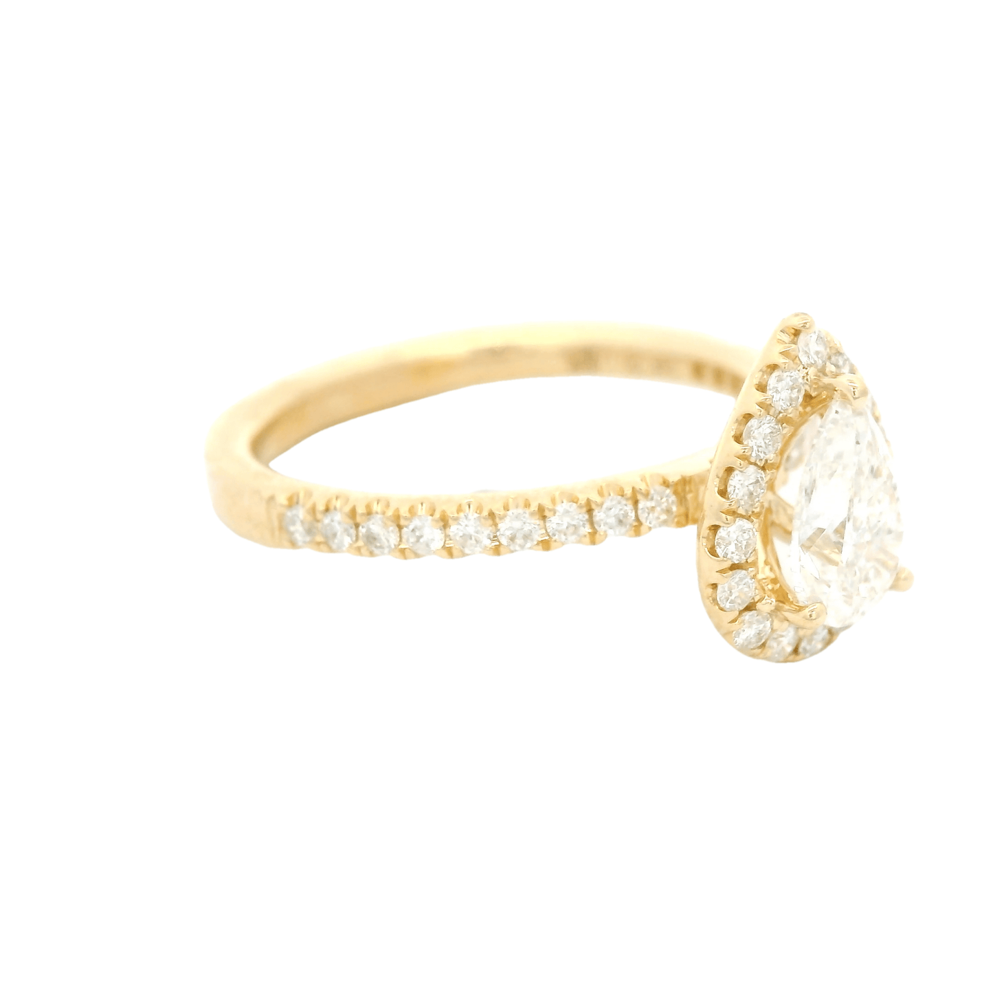 Pear Shape & Diamond Ring - Forever Rox
