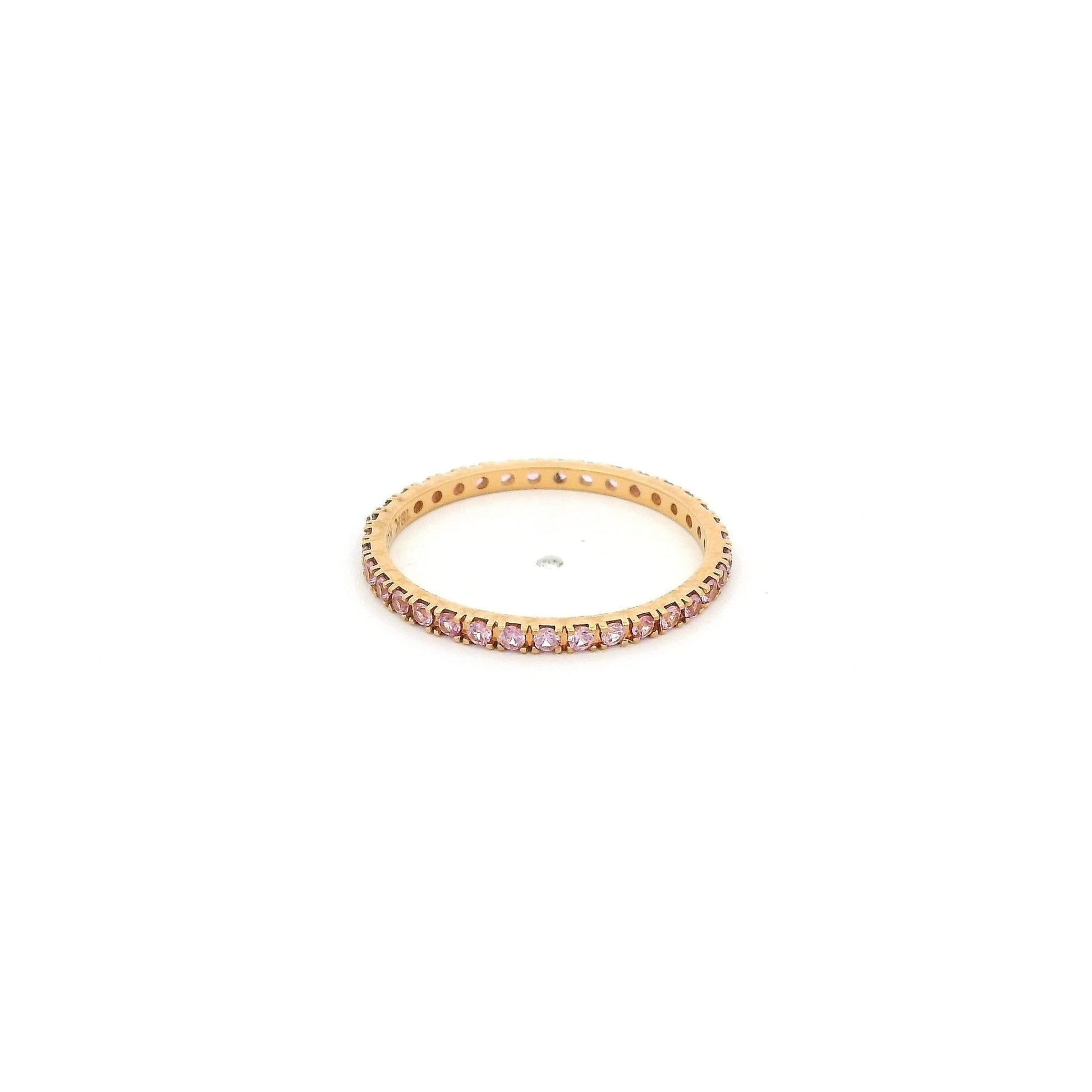 Pink Sapphire Eternity Band - Forever Rox Fine Jewelry