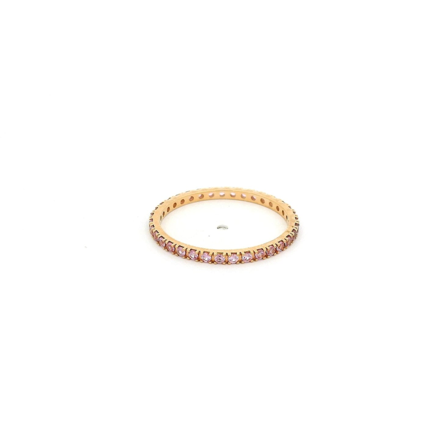 Pink Sapphire Eternity Band - Forever Rox Fine Jewelry