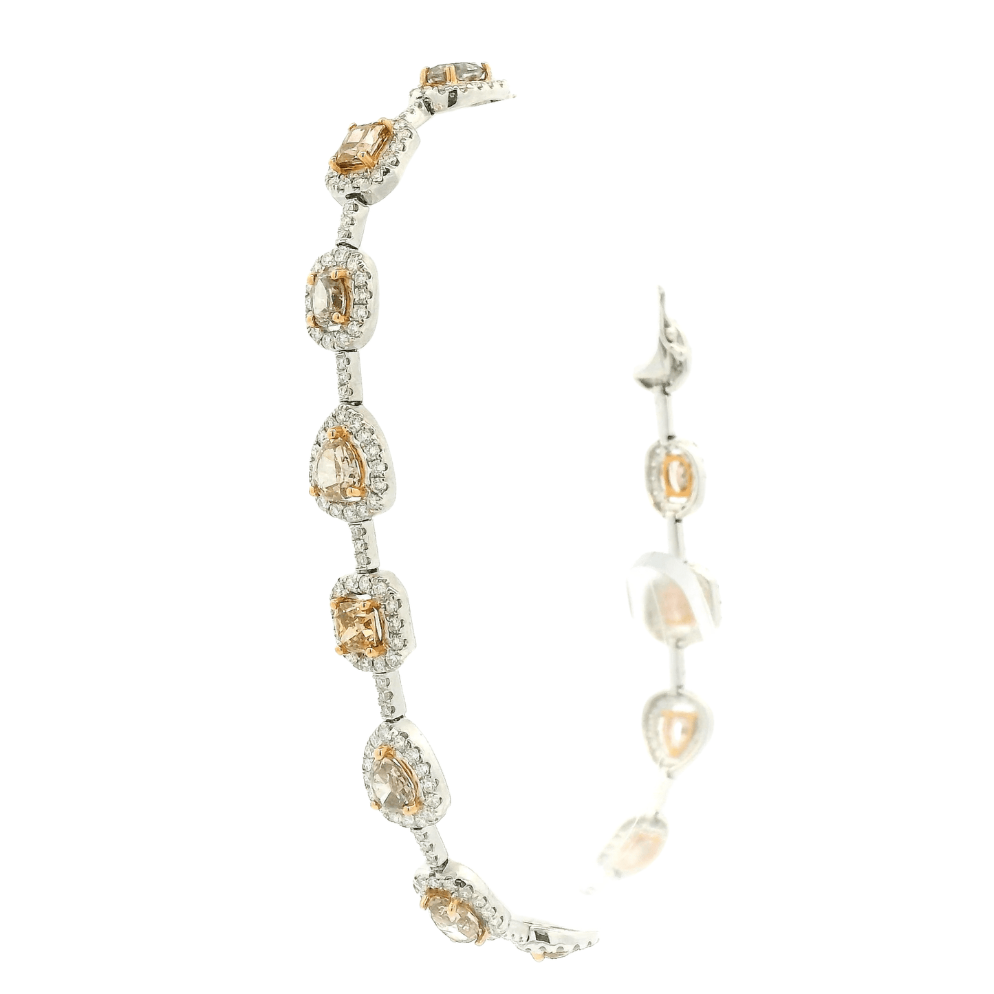 Pink & White Diamond Bracelet - Forever Rox