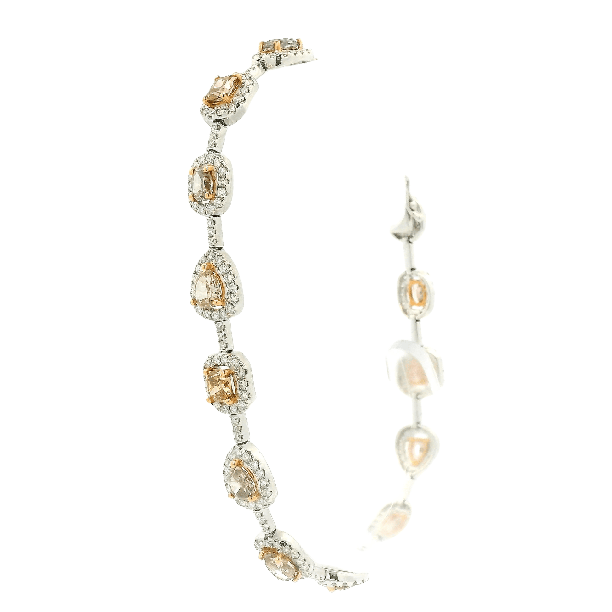 Pink & White Diamond Bracelet - Forever Rox