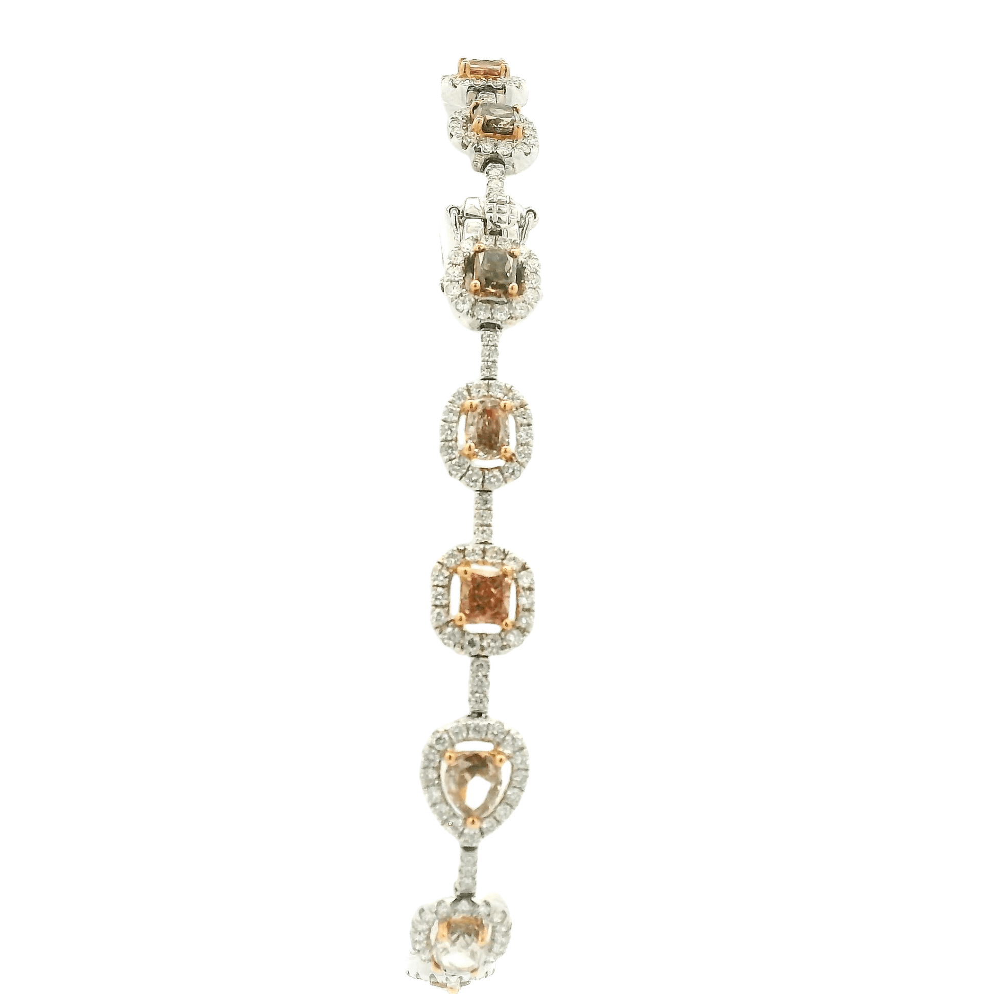 Pink & White Diamond Bracelet - Forever Rox