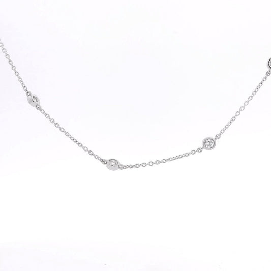 Platinum Diamonds by The Yard Necklace - Forever Rox