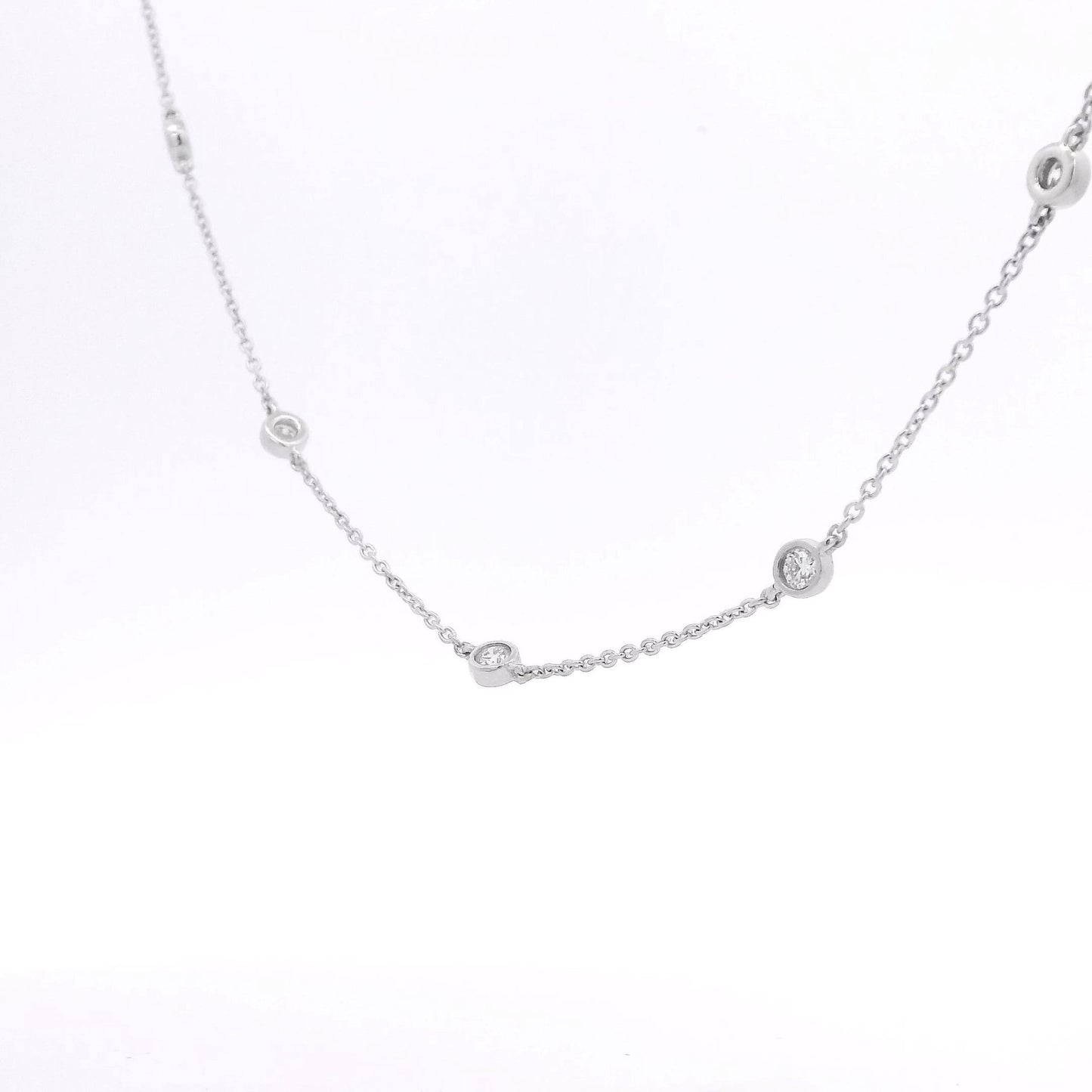 Platinum Diamonds by The Yard Necklace - Forever Rox