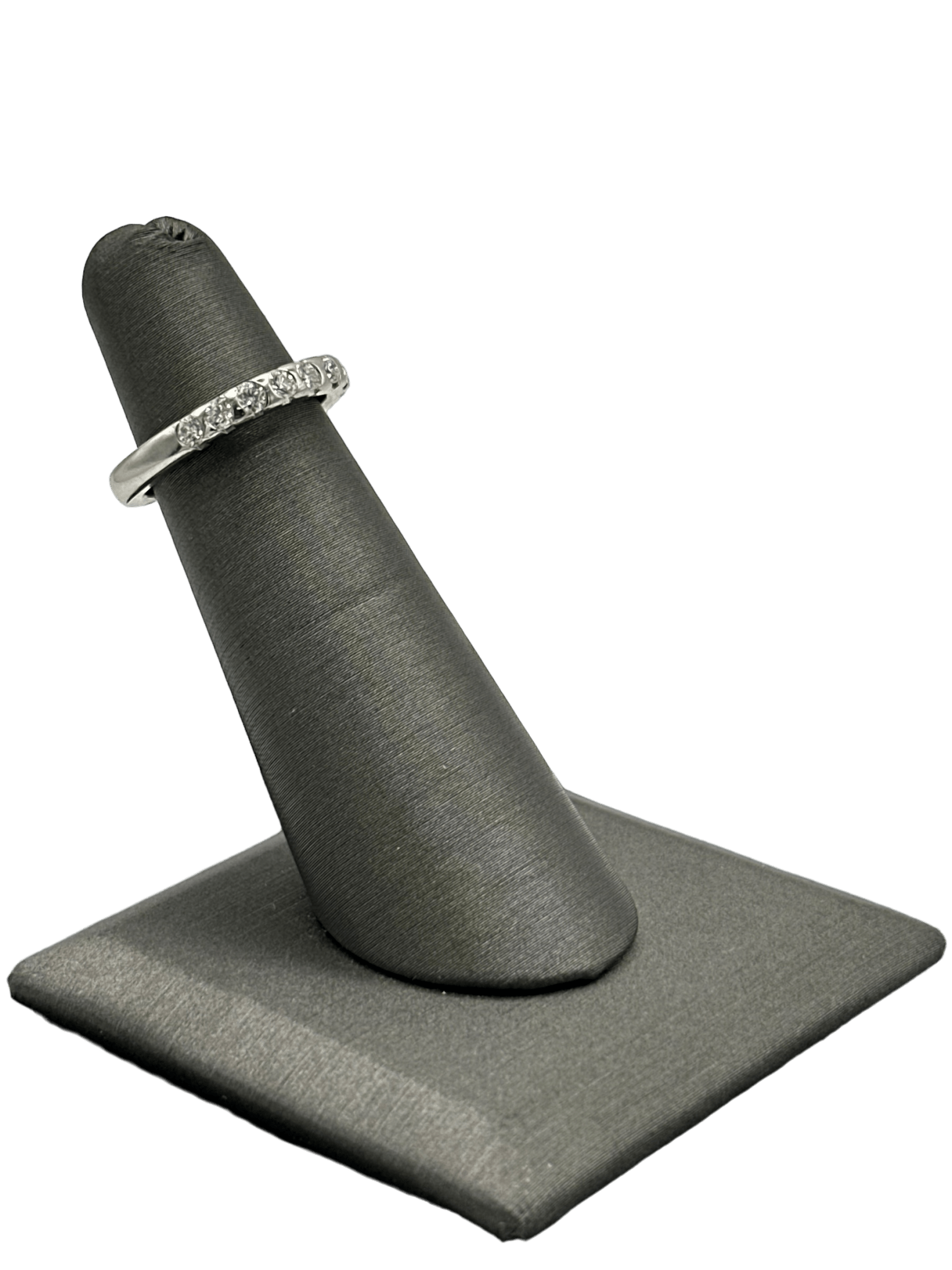 Platinum Stuart Moore Square Shank Diamond Band - Forever Rox