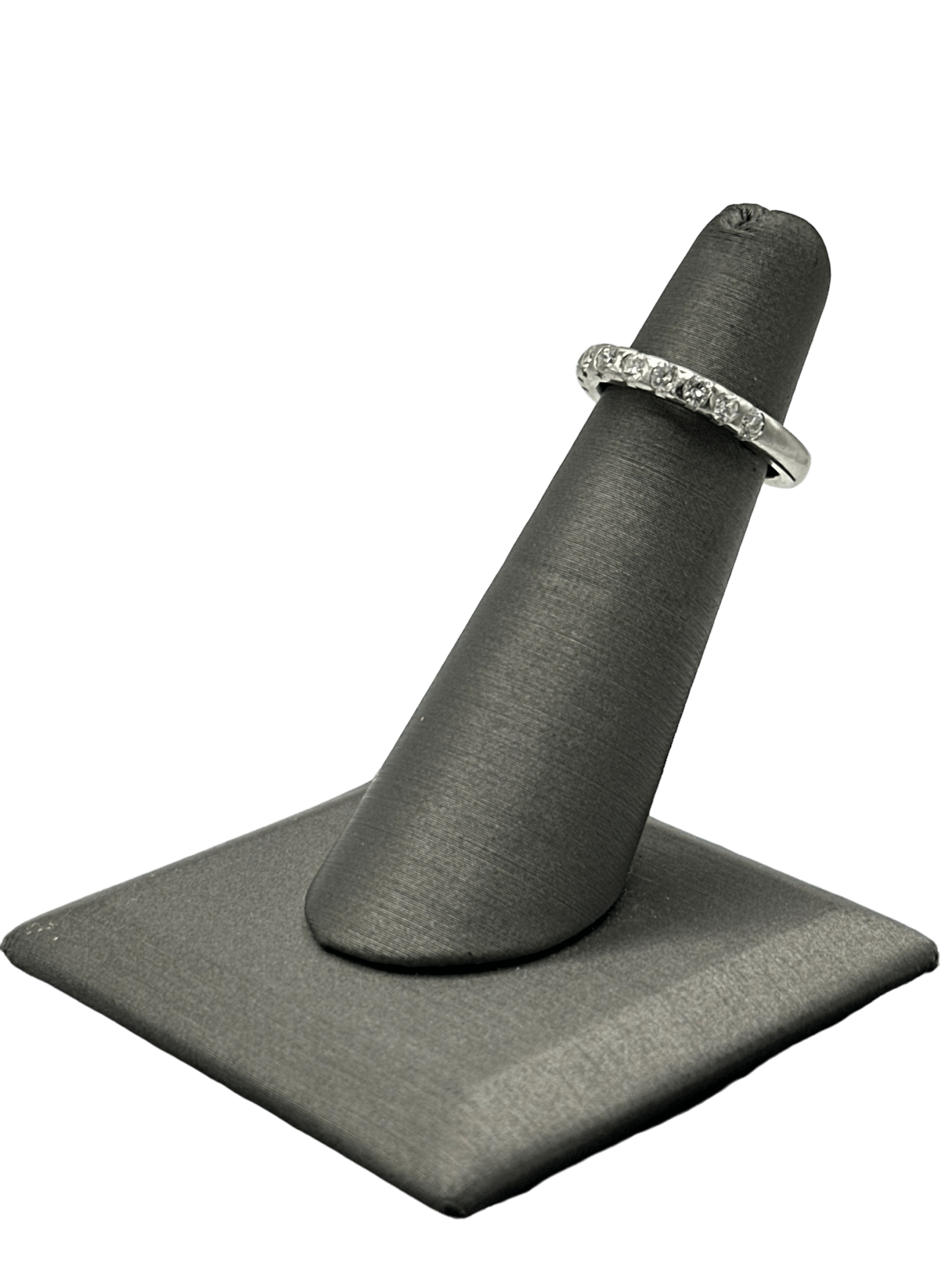 Platinum Stuart Moore Square Shank Diamond Band - Forever Rox