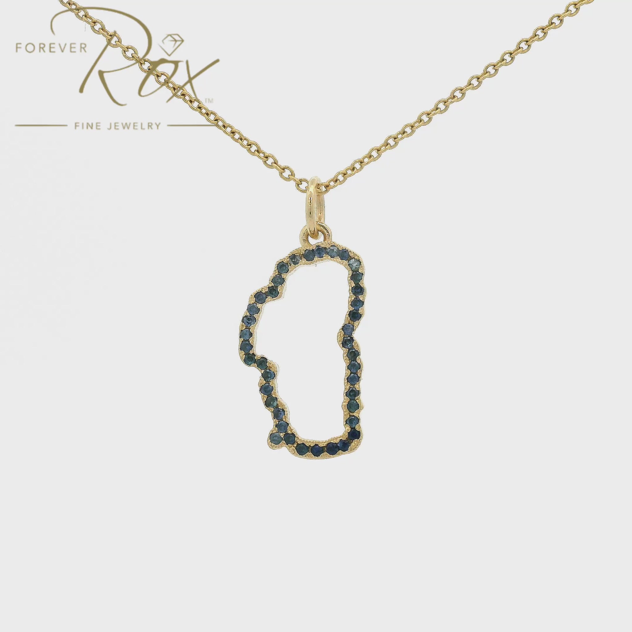 Sapphire Tahoe Pendant