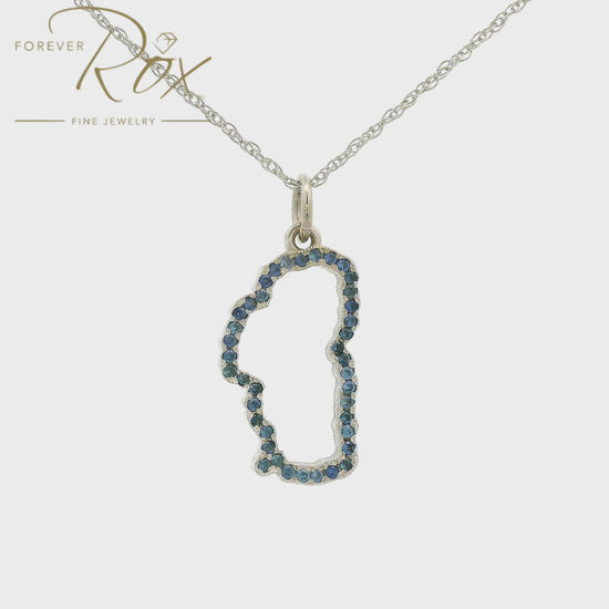 Sapphire Tahoe Pendant 1