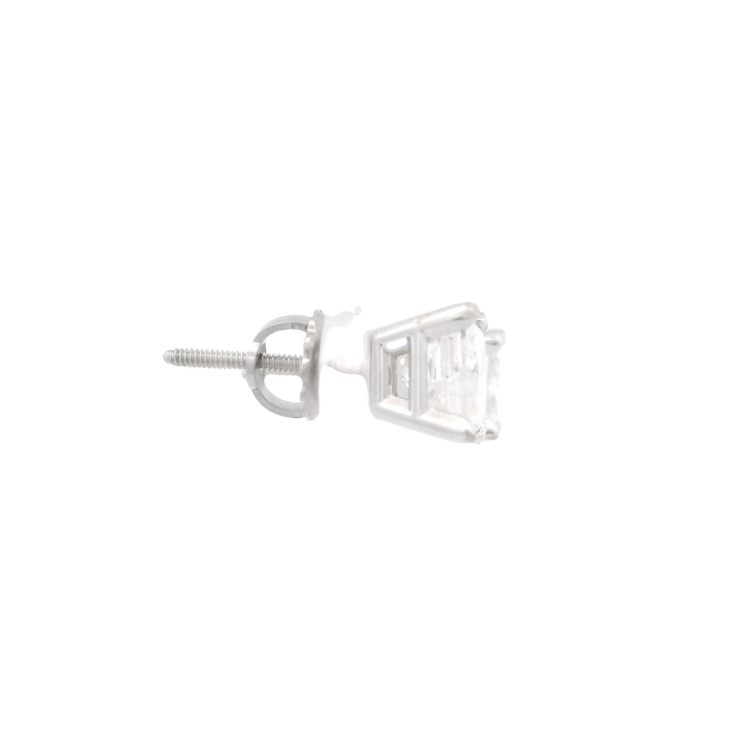 Princess Cut Diamond Studs - Forever Rox