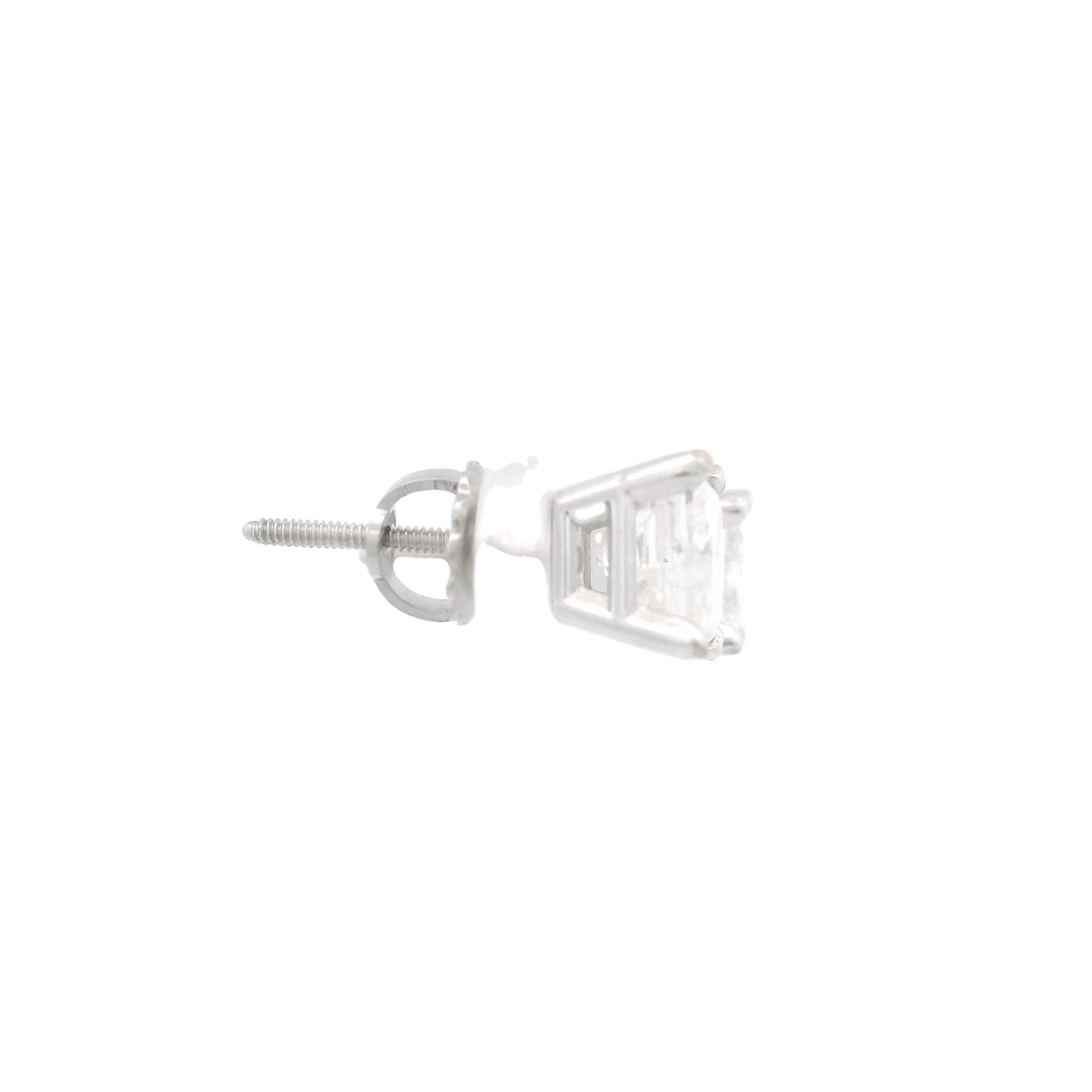 Princess Cut Diamond Studs - Forever Rox