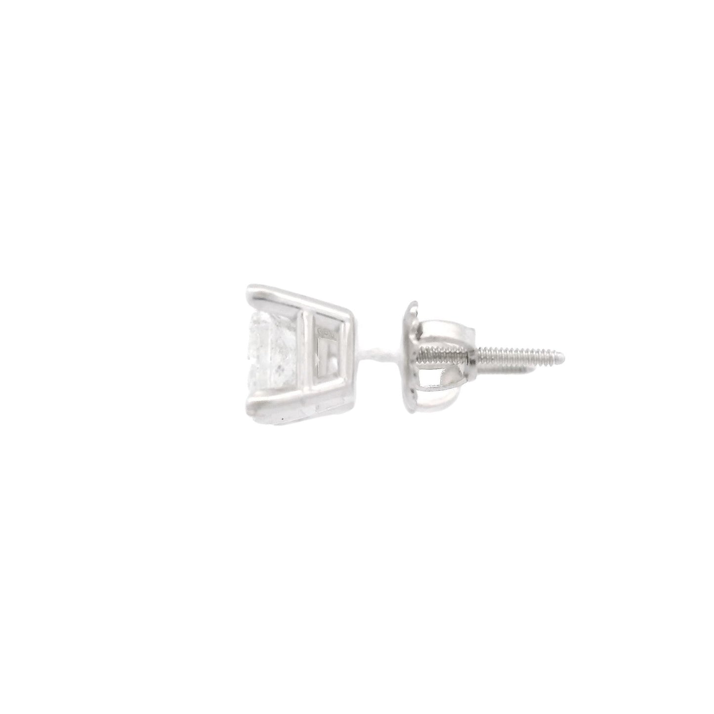 Princess Cut Diamond Studs - Forever Rox