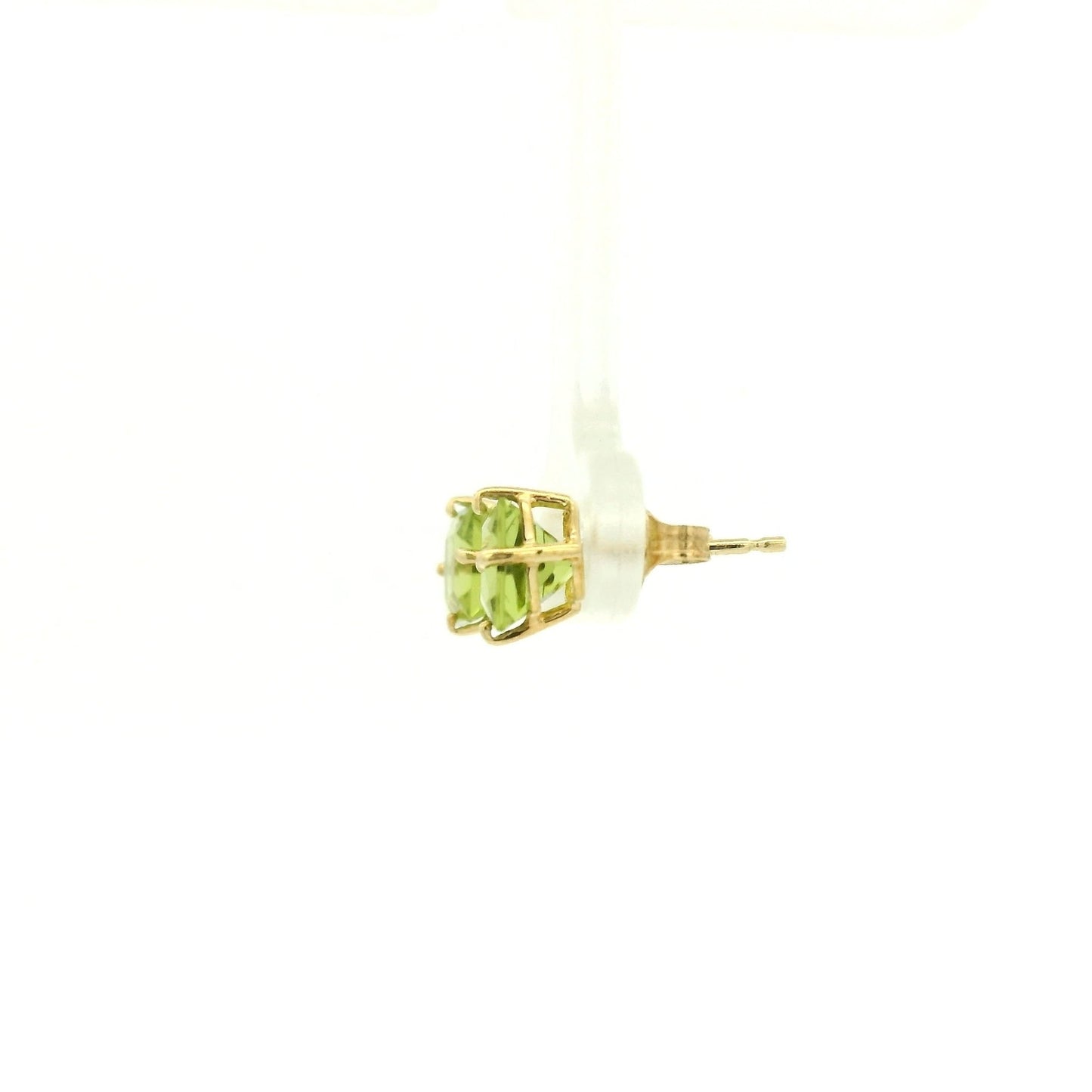 Princess Cut Peridot Studs - Forever Rox Fine Jewelry