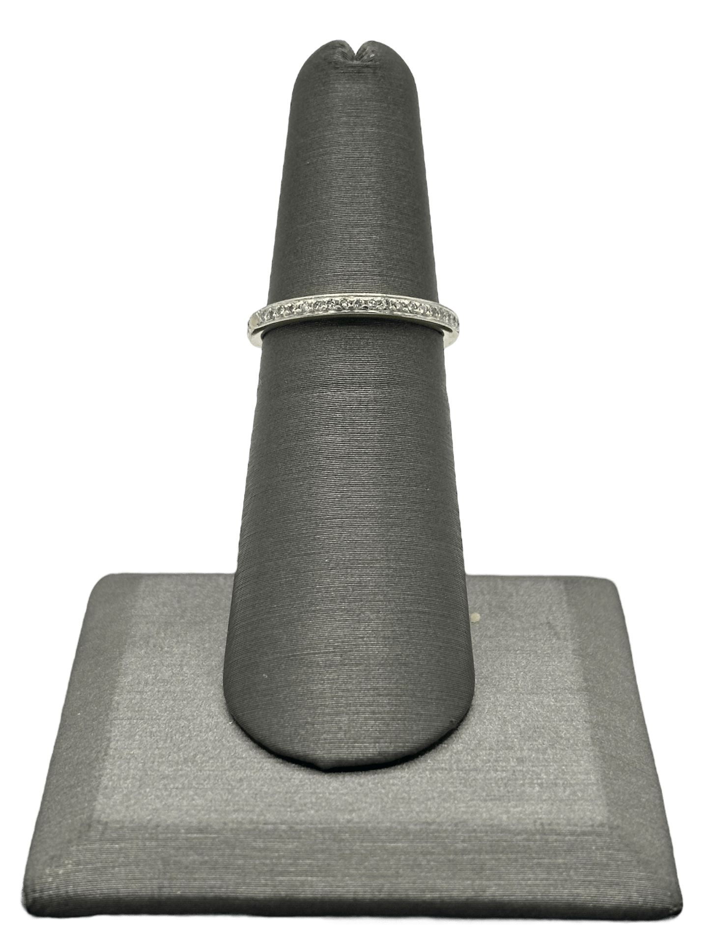 Prong in Channel Set Diamond Eternity Band - Forever Rox