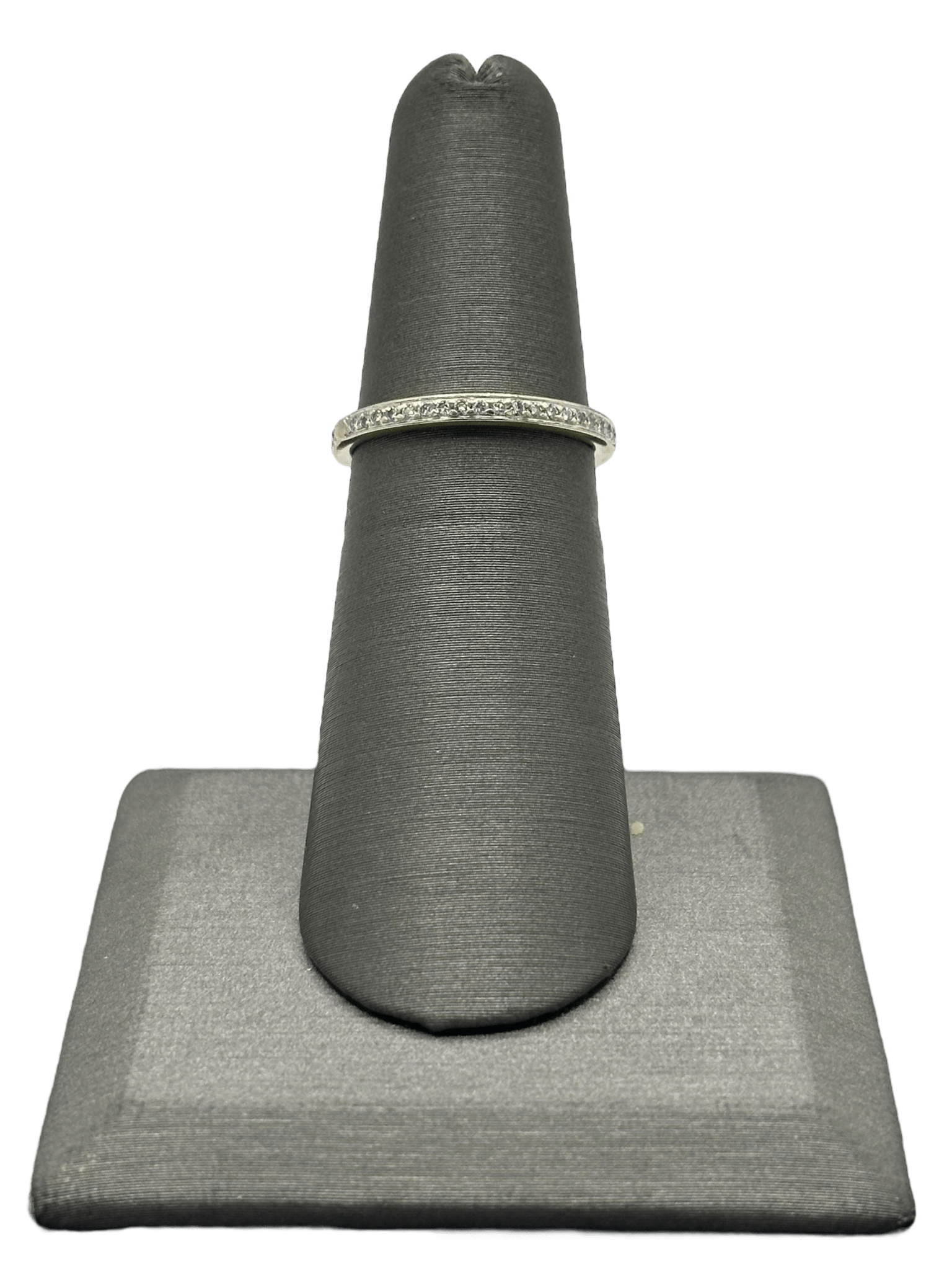 Prong in Channel Set Diamond Eternity Band - Forever Rox