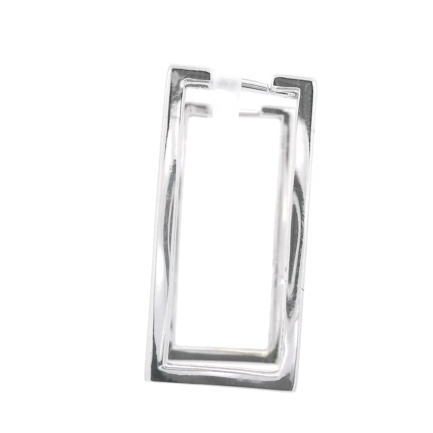 Rectangle Shape Diamond Hoops - Forever Rox