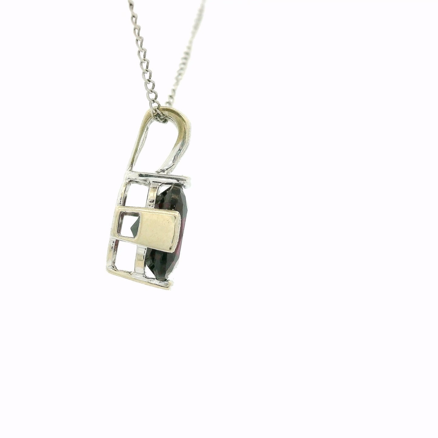 Rhodolite Garnet & Diamond Pendant - Forever Rox