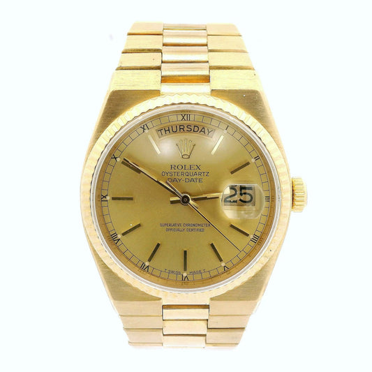 Rolex Oyster Quartz Day - Date Yellow Gold - Forever Rox