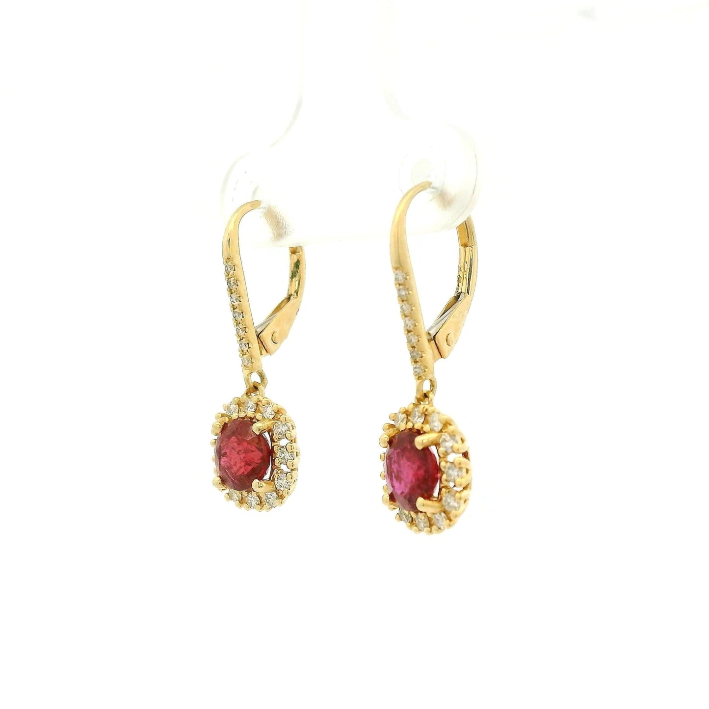 Ruby & Diamond Dangles - Forever Rox