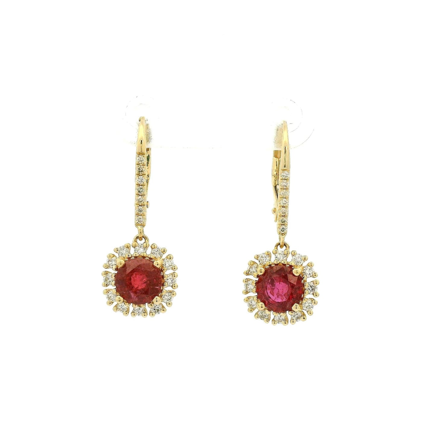 Ruby & Diamond Dangles - Forever Rox