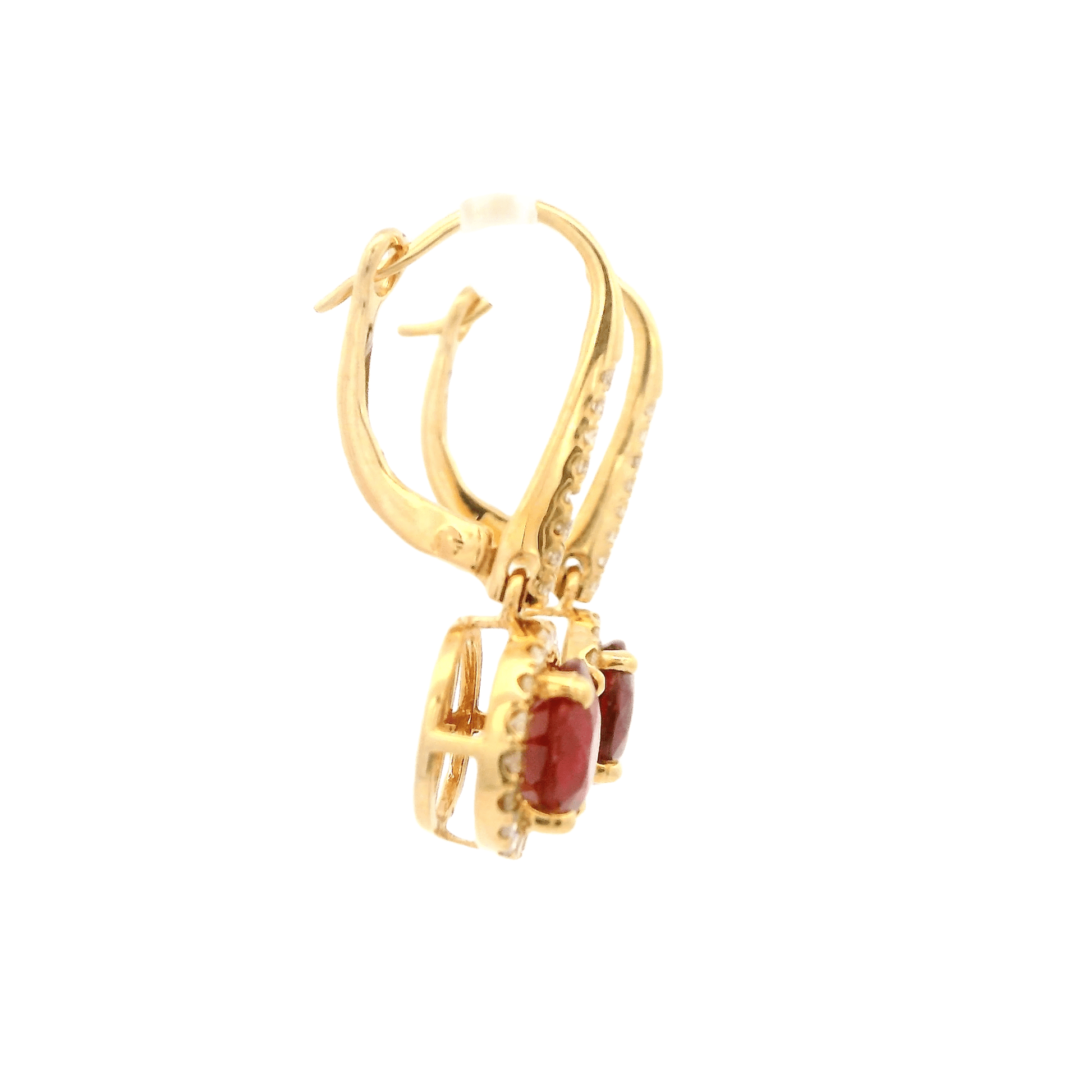 Ruby & Diamond Dangles - Forever Rox