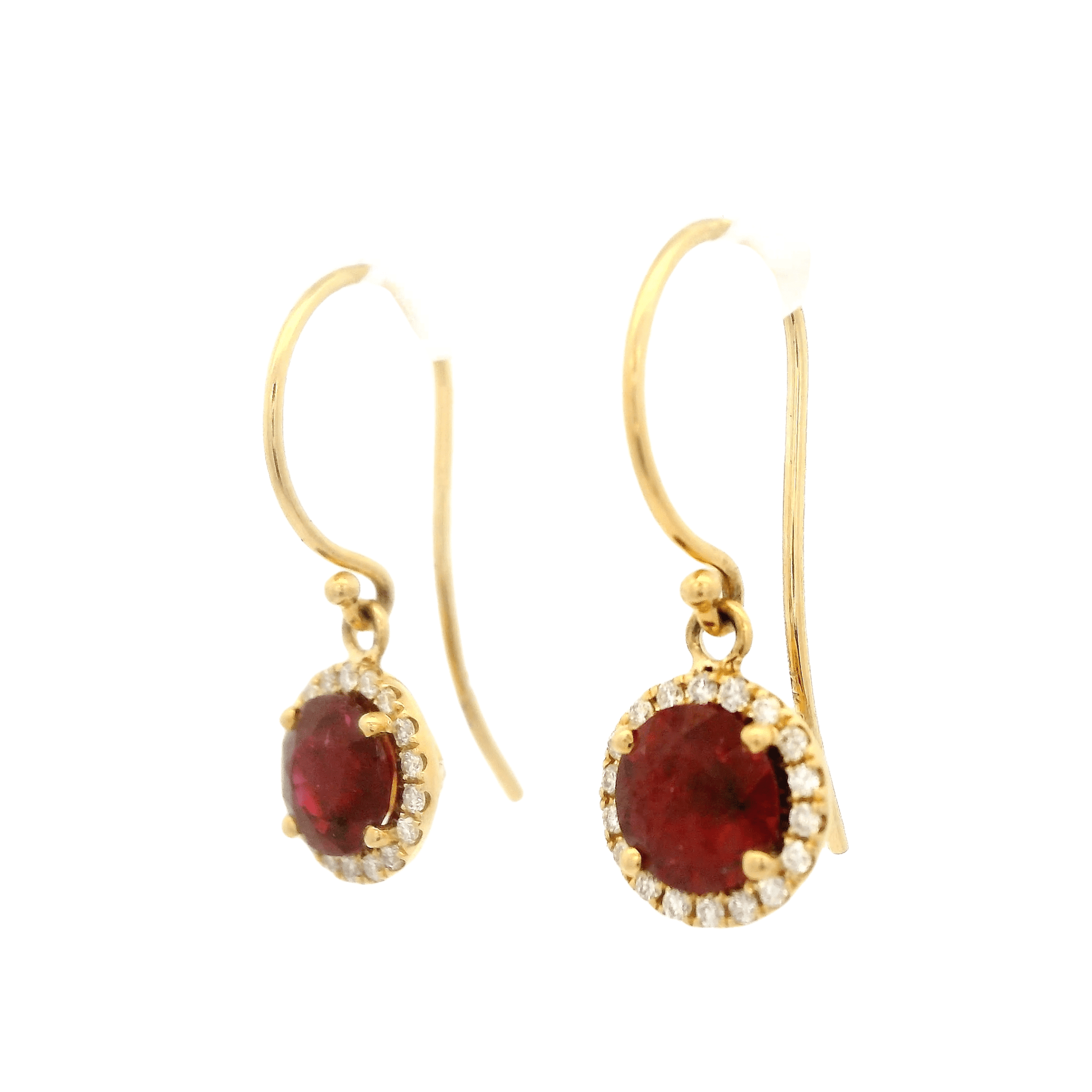 Ruby & Diamond Dangles - Forever Rox