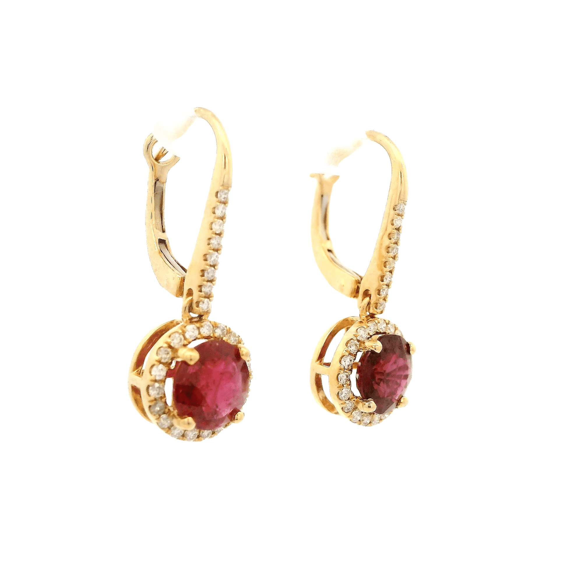 Ruby & Diamond Dangles - Forever Rox