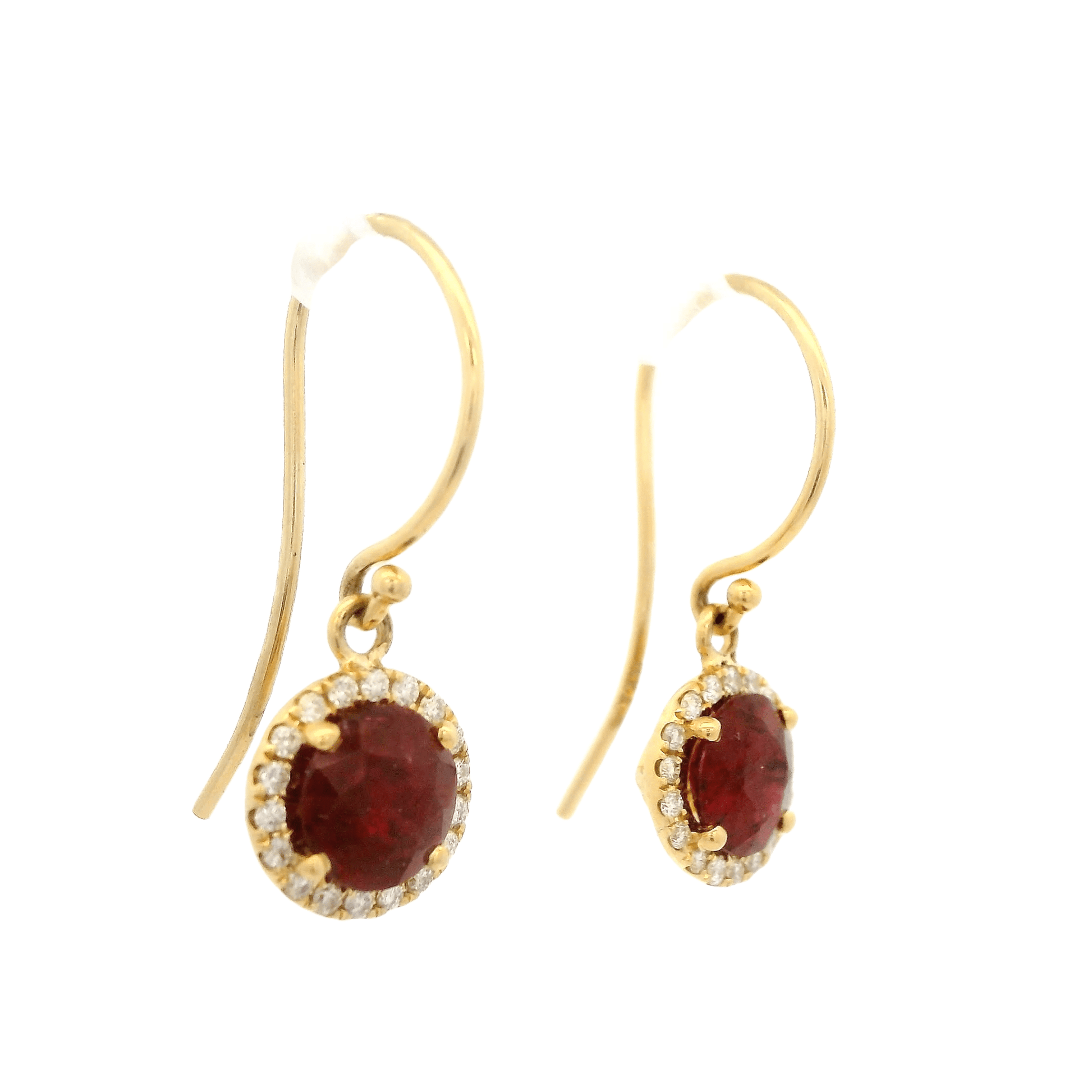 Ruby & Diamond Dangles - Forever Rox