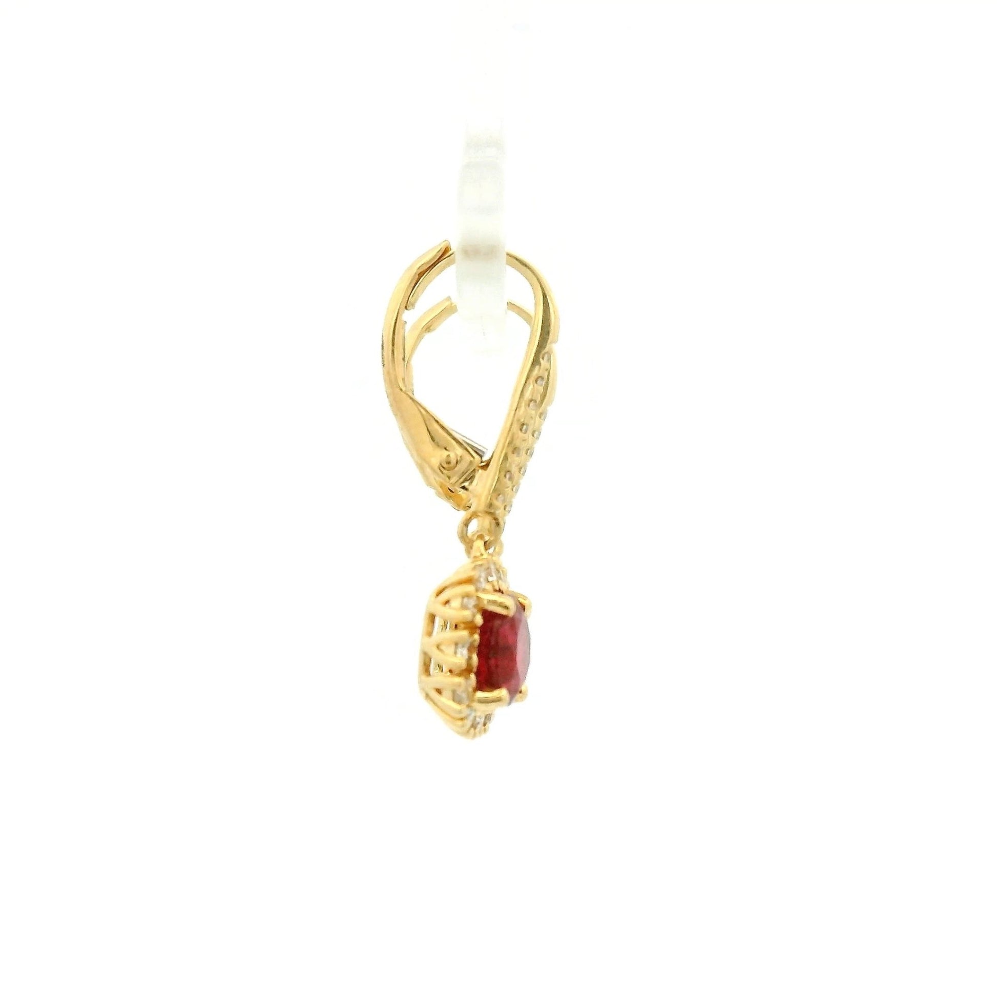 Ruby & Diamond Dangles - Forever Rox
