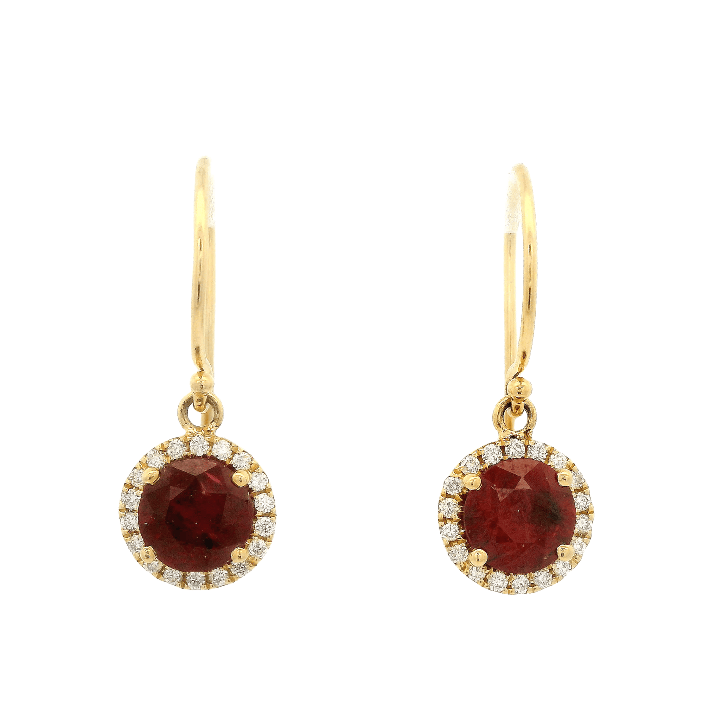 Ruby & Diamond Dangles - Forever Rox