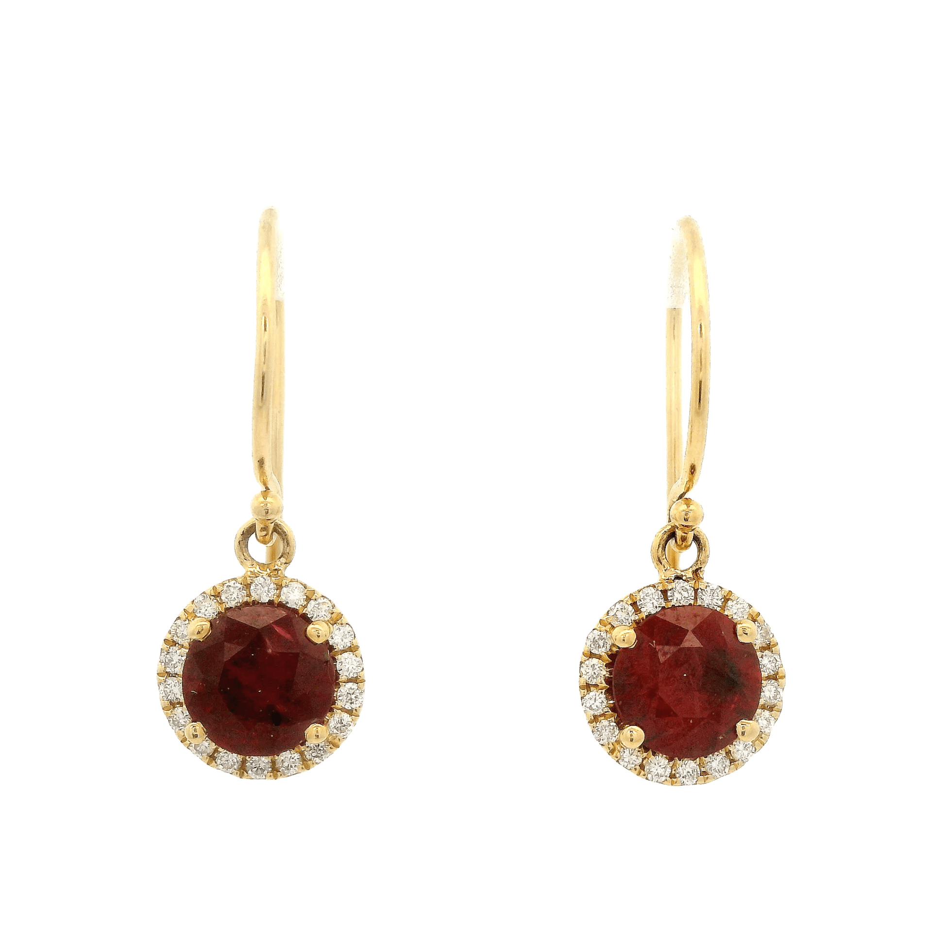 Ruby & Diamond Dangles - Forever Rox