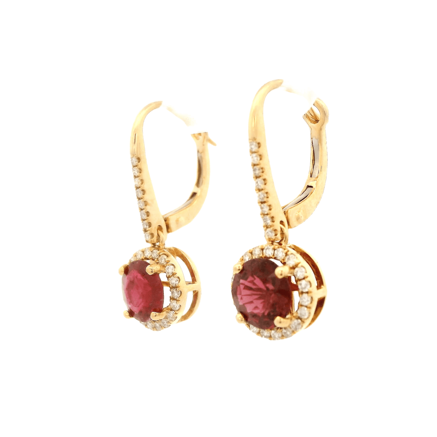 Ruby & Diamond Dangles - Forever Rox
