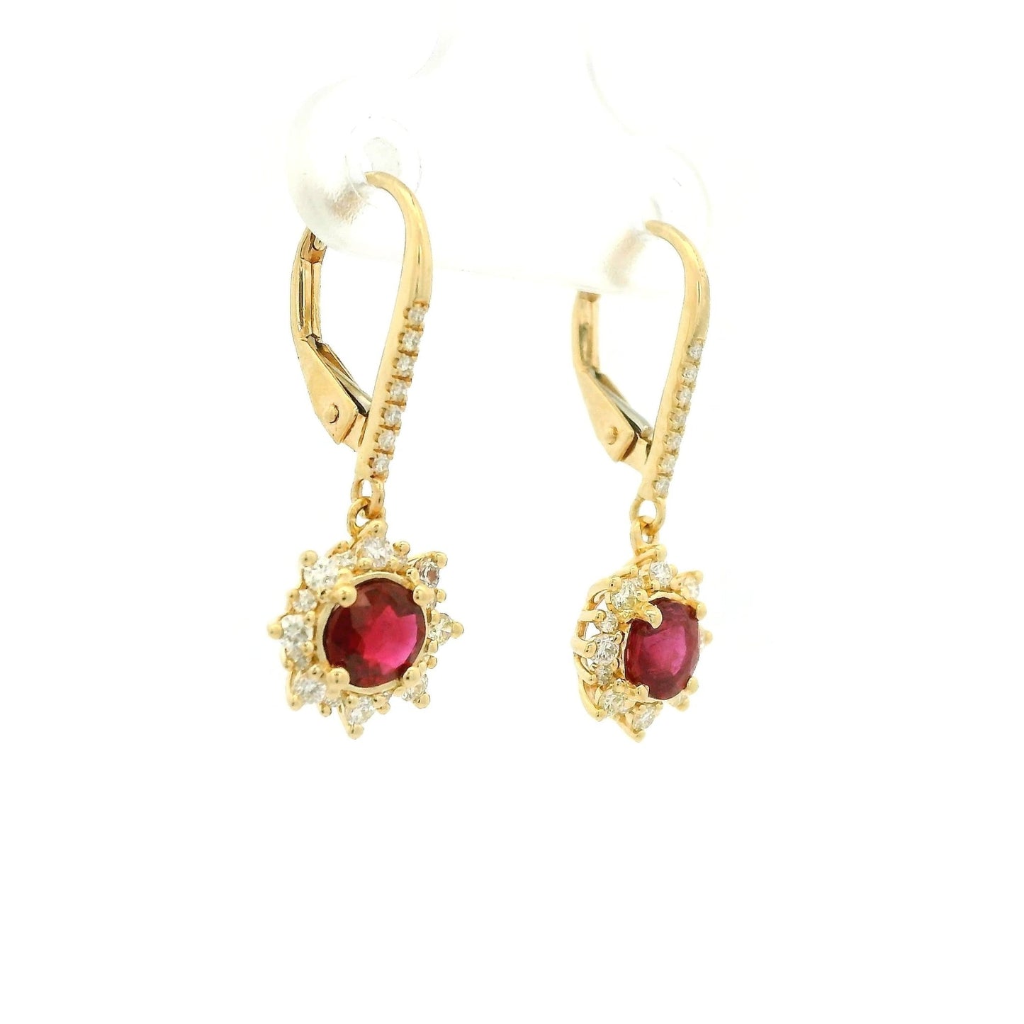Ruby & Diamond Dangles - Forever Rox