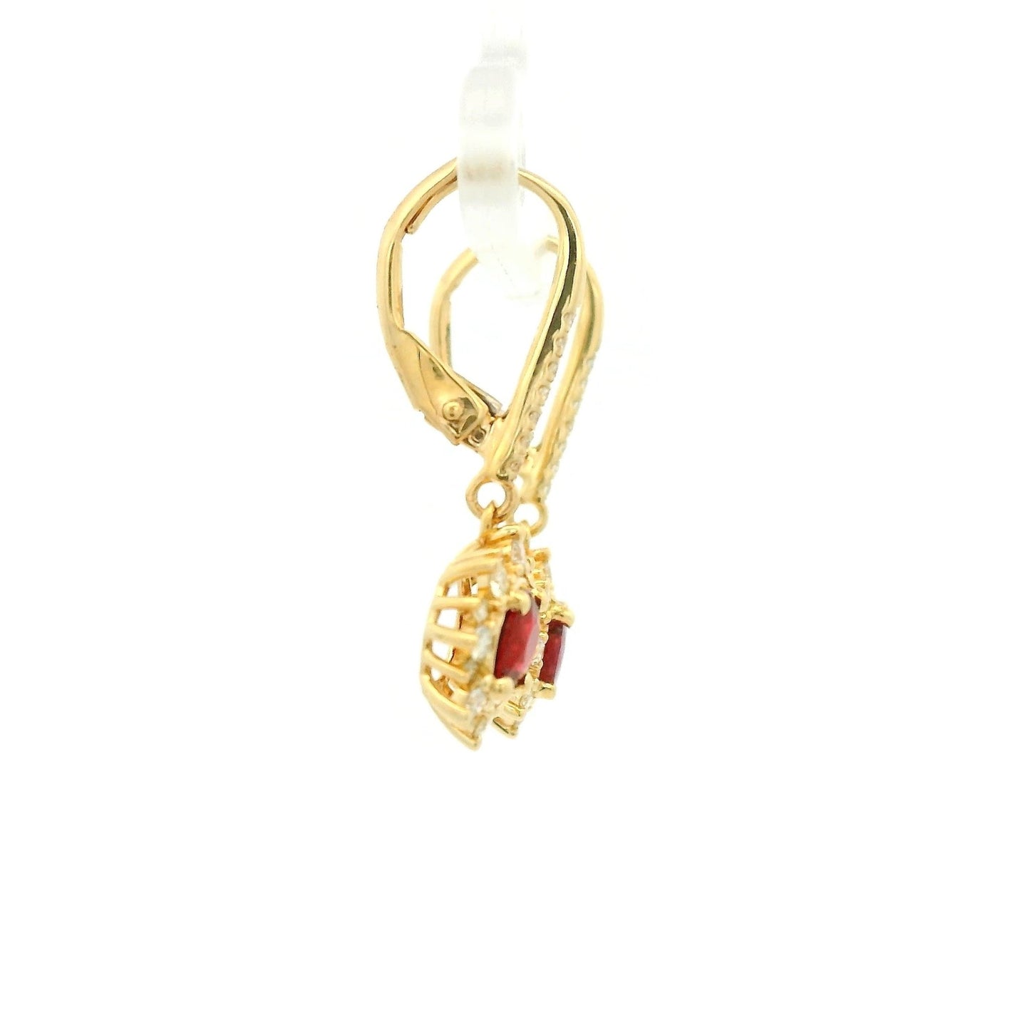 Ruby & Diamond Dangles - Forever Rox