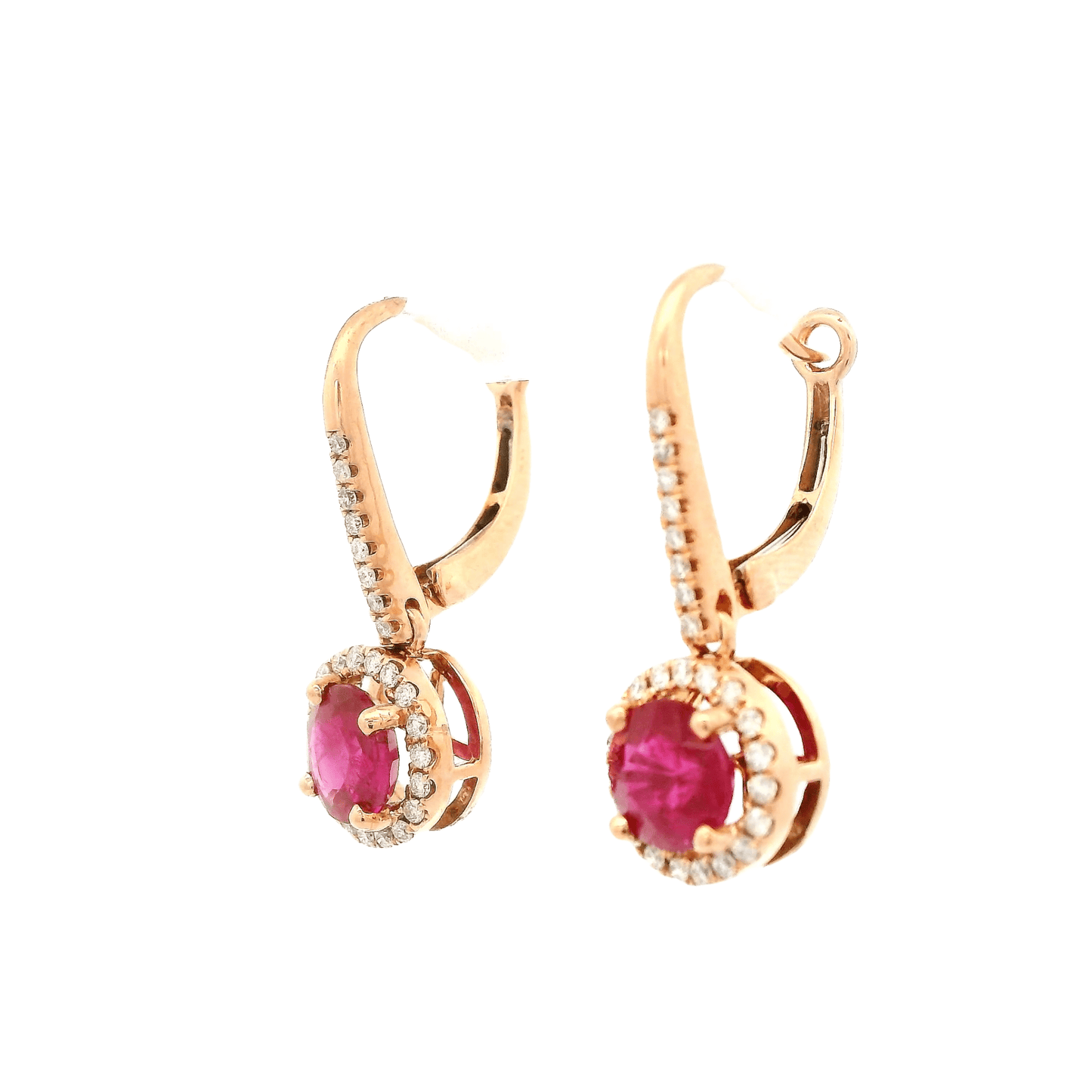 Ruby & Diamond Dangles - Forever Rox