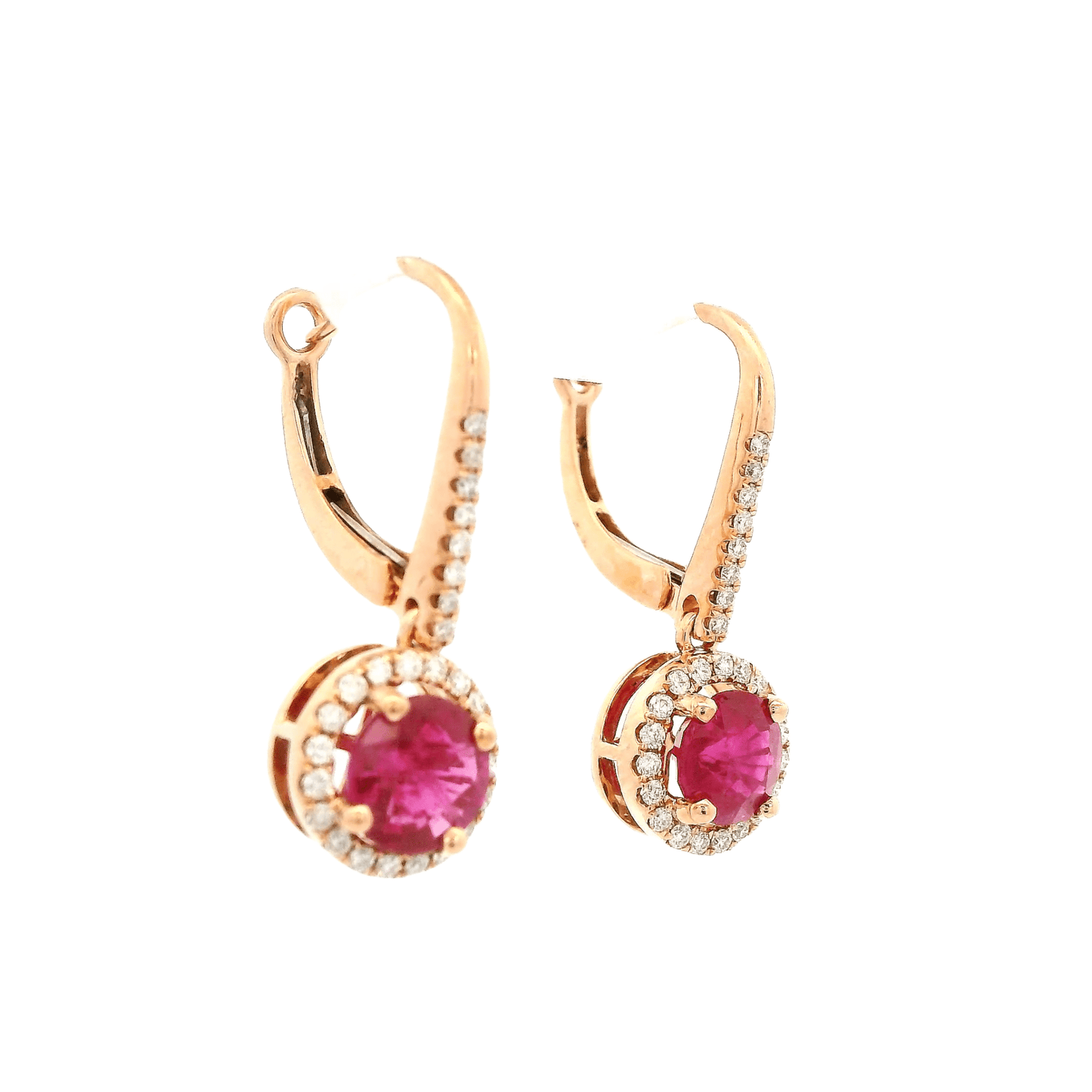 Ruby & Diamond Dangles - Forever Rox