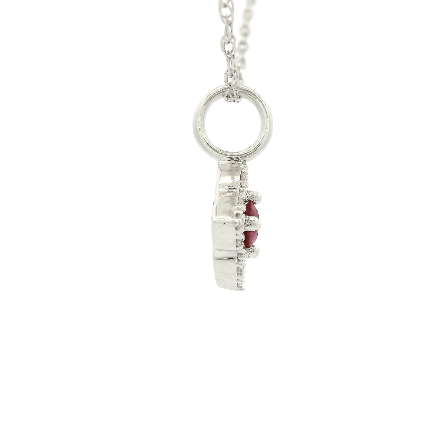 Ruby & Diamond Star Pendant - Forever Rox