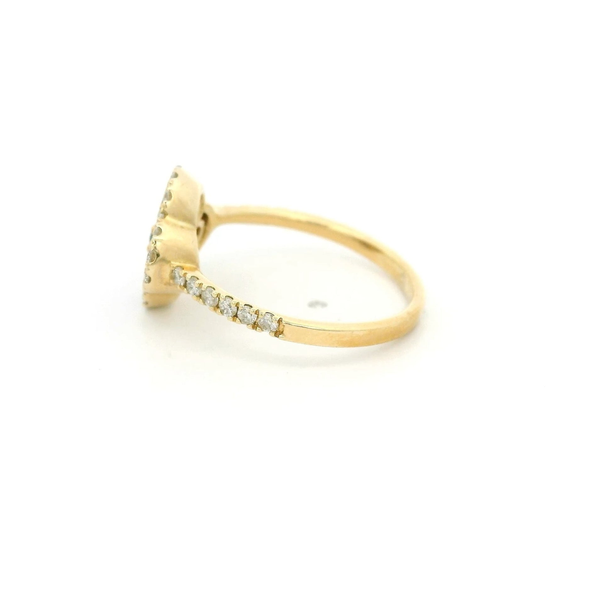 Sapphire & Diamond Clover Design Ring - Forever Rox