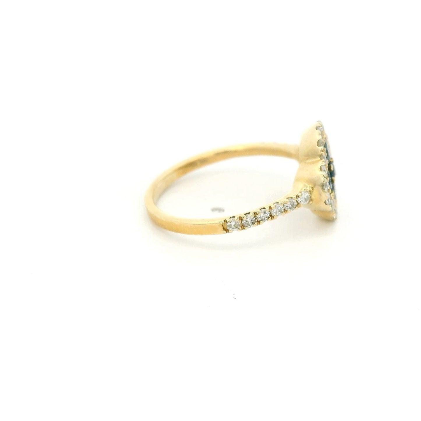 Sapphire & Diamond Clover Design Ring - Forever Rox