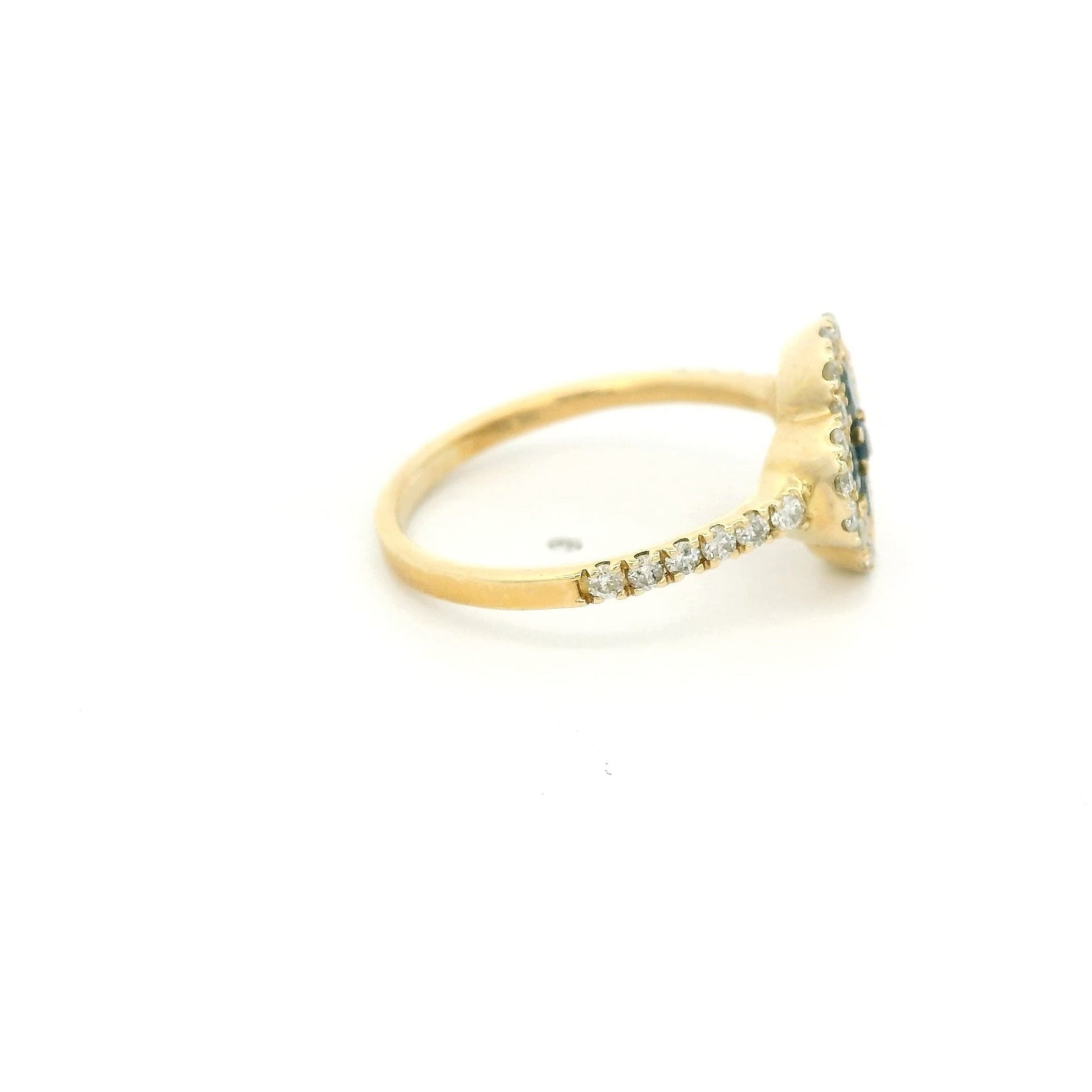 Sapphire & Diamond Clover Design Ring - Forever Rox