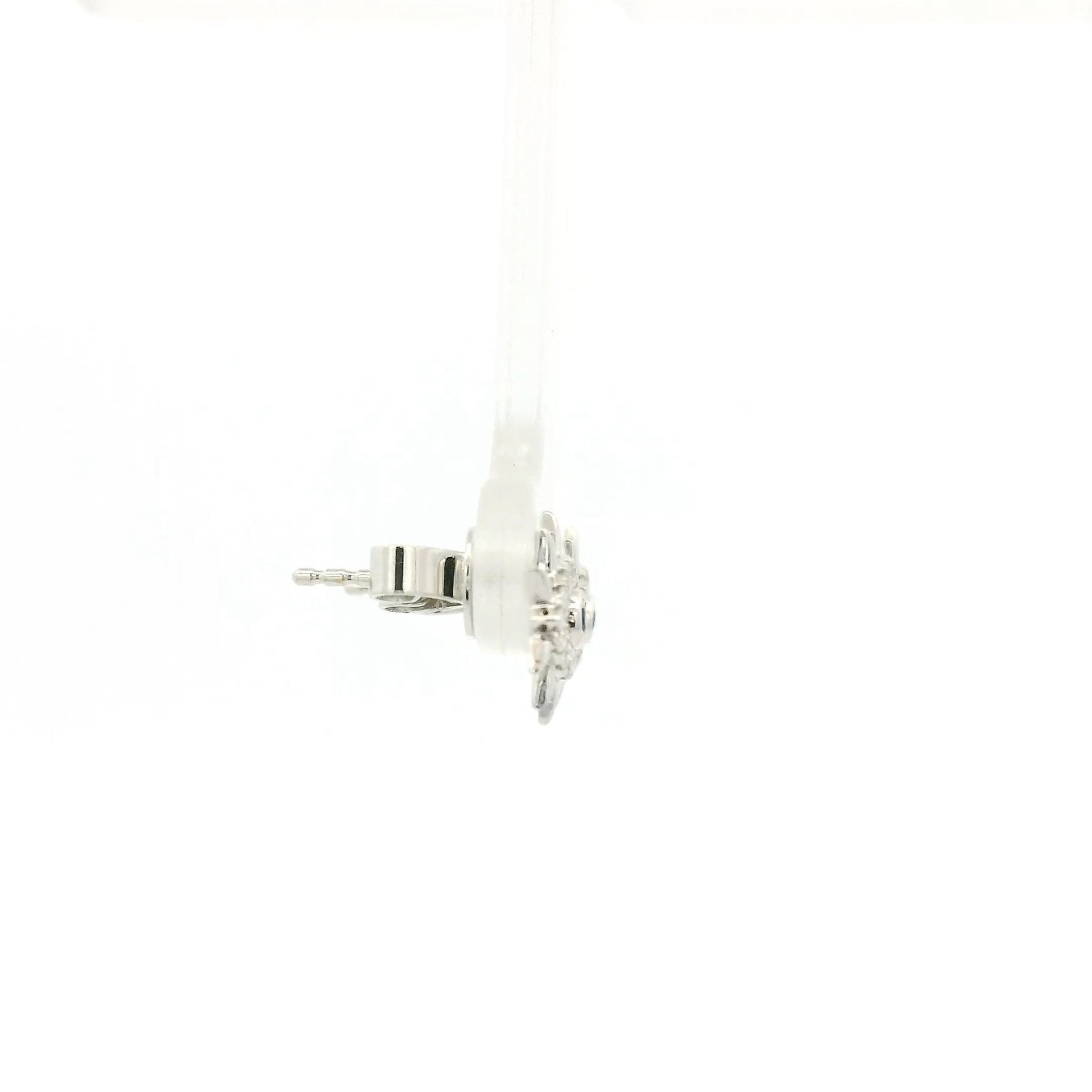 Sapphire & Diamond Evil Eye Studs - Forever Rox Fine Jewelry