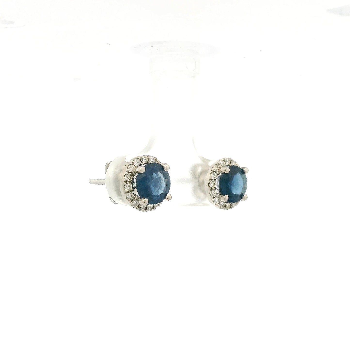 Sapphire & Diamond Studs - Forever Rox