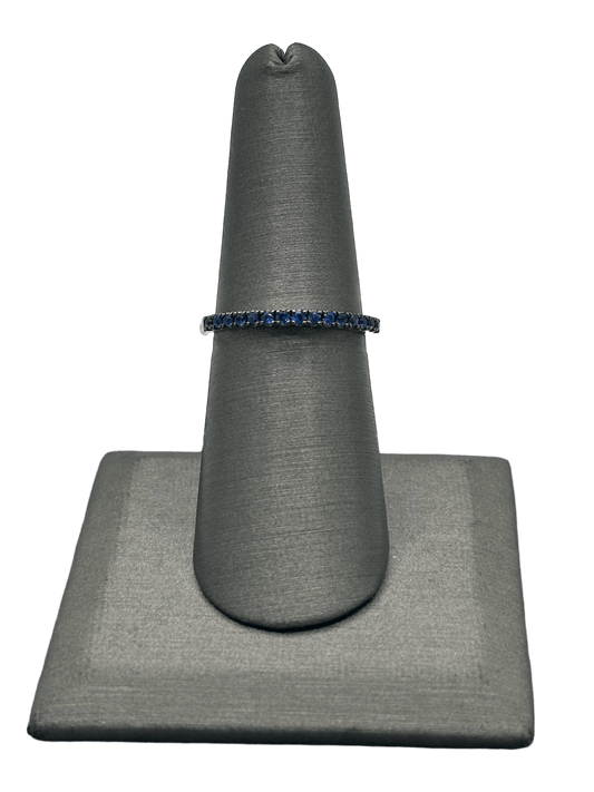 Sapphire Half Eternity Band - Forever Rox