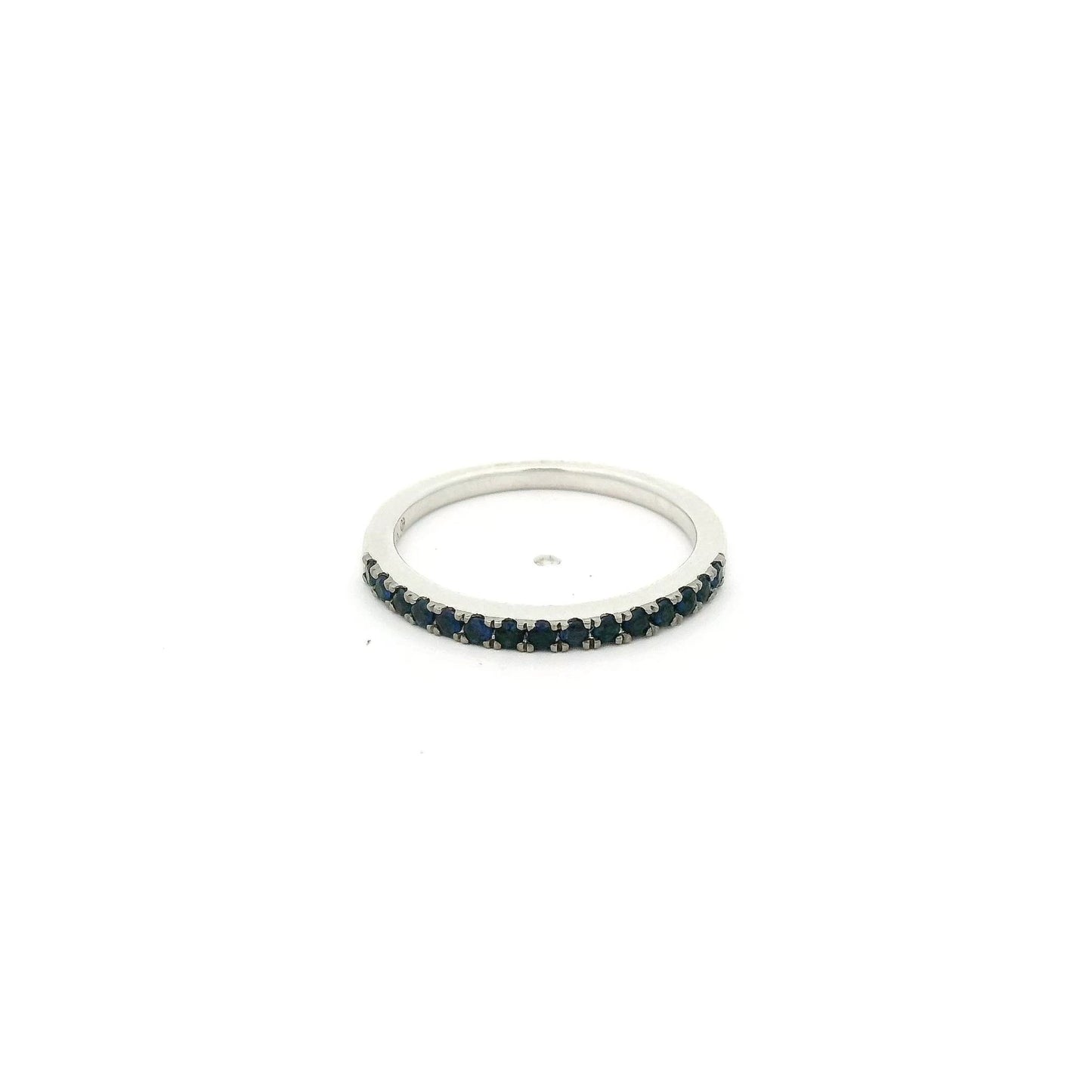 Sapphire Half Eternity Band - Forever Rox Fine Jewelry