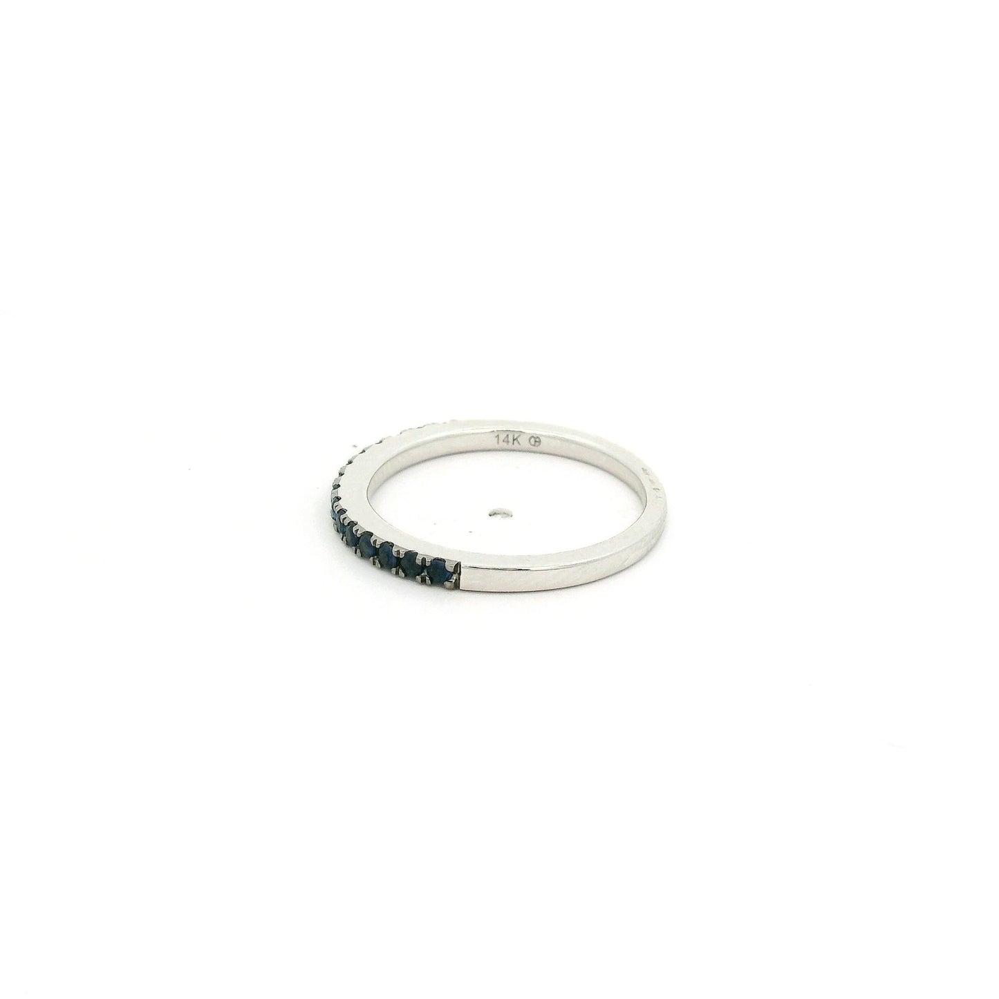 Sapphire Half Eternity Band - Forever Rox Fine Jewelry
