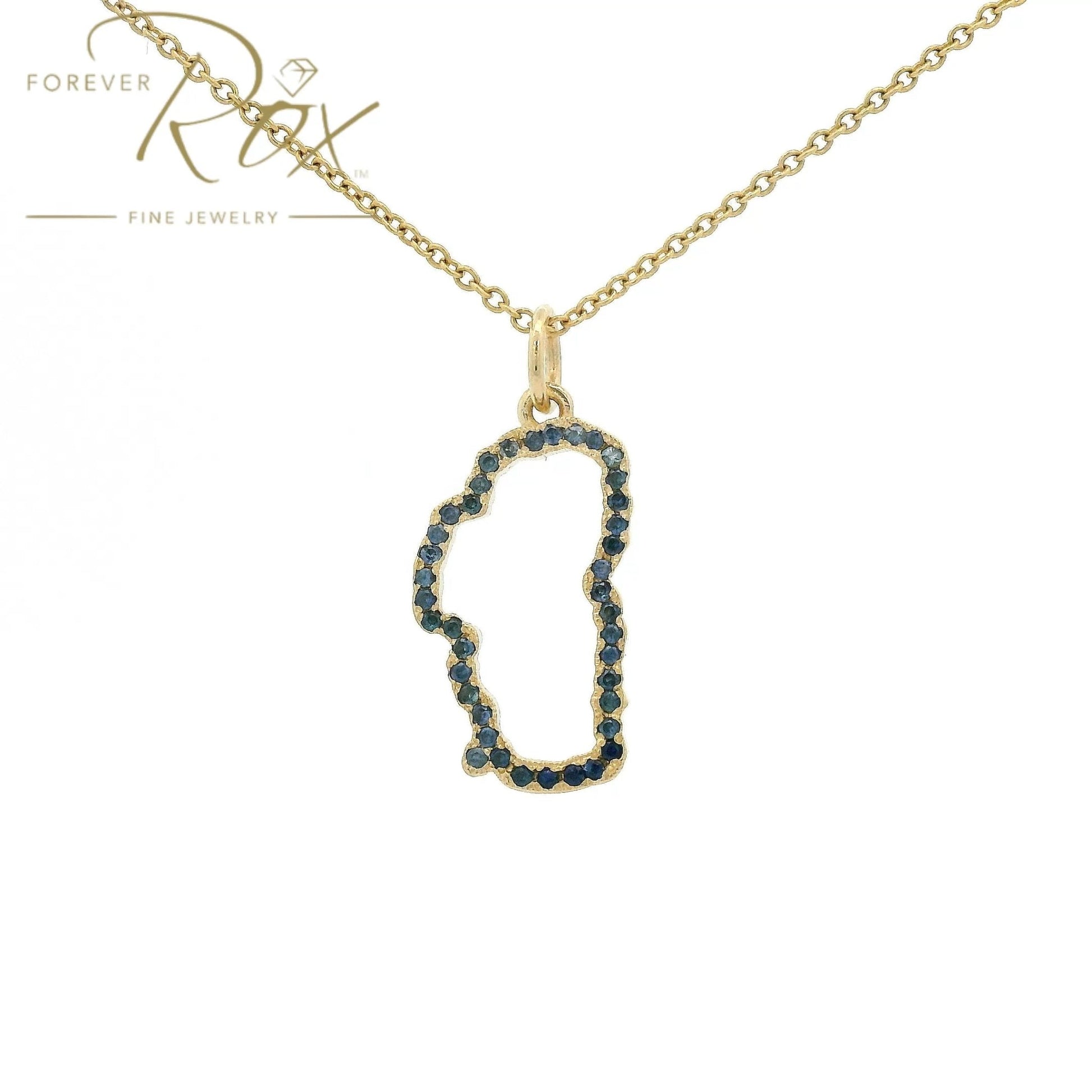 Sapphire Tahoe Pendant - Forever Rox