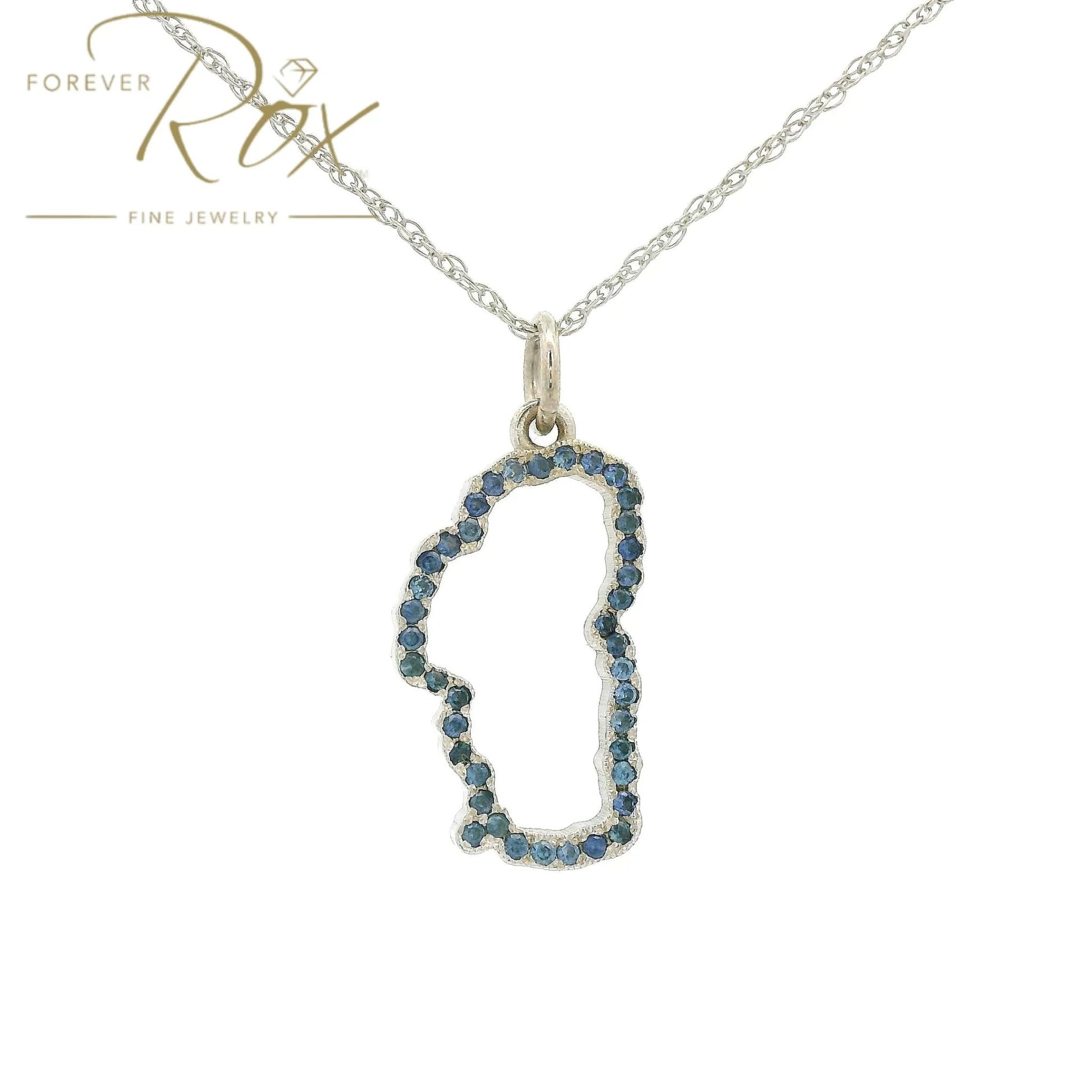 Sapphire Tahoe Pendant - Forever Rox