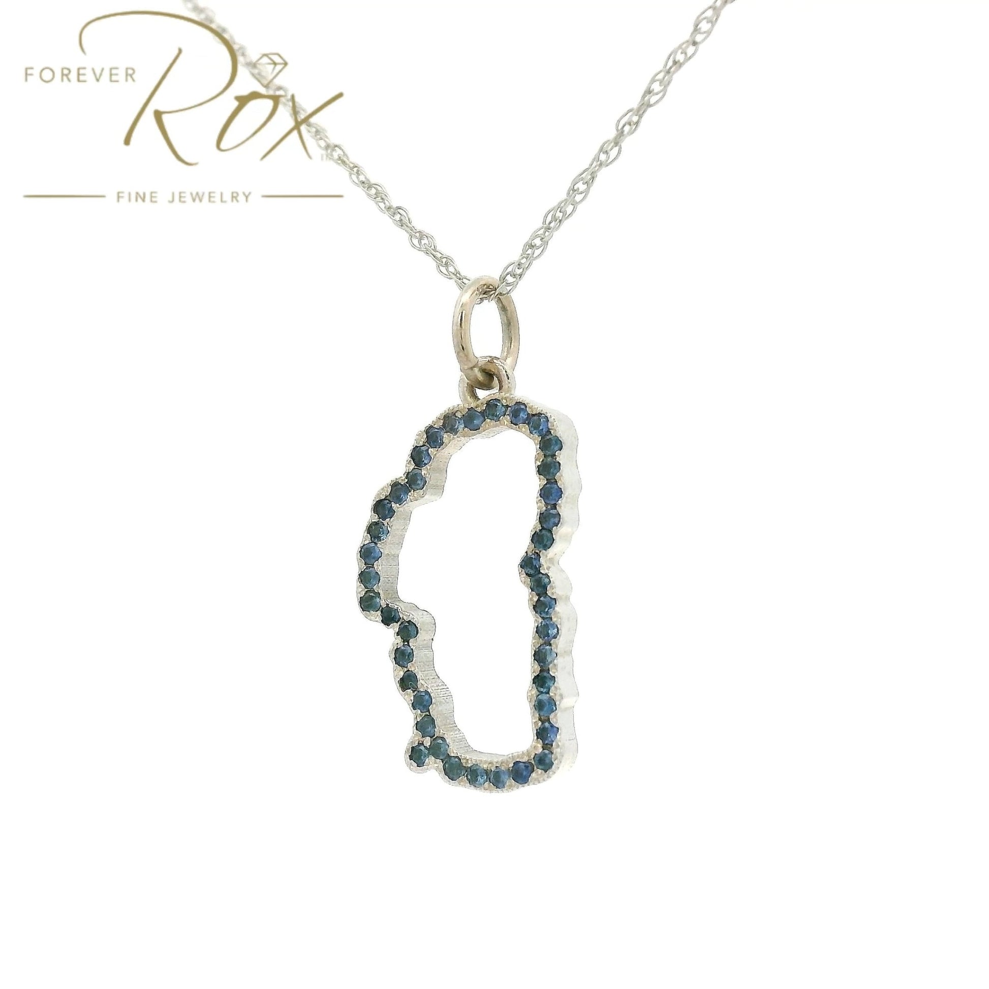 Sapphire Tahoe Pendant - Forever Rox