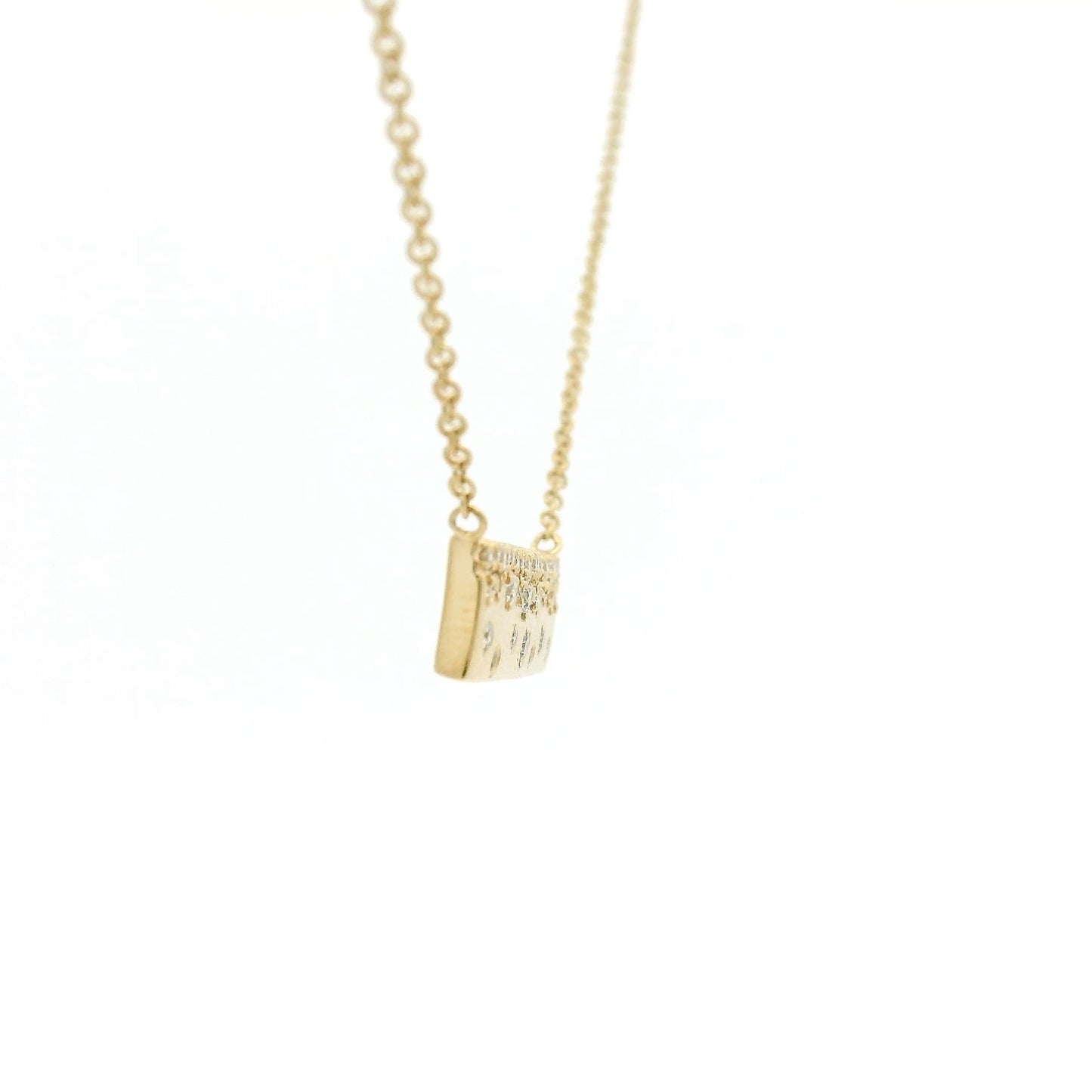 Scatter Diamond Bar Pendant - Forever Rox