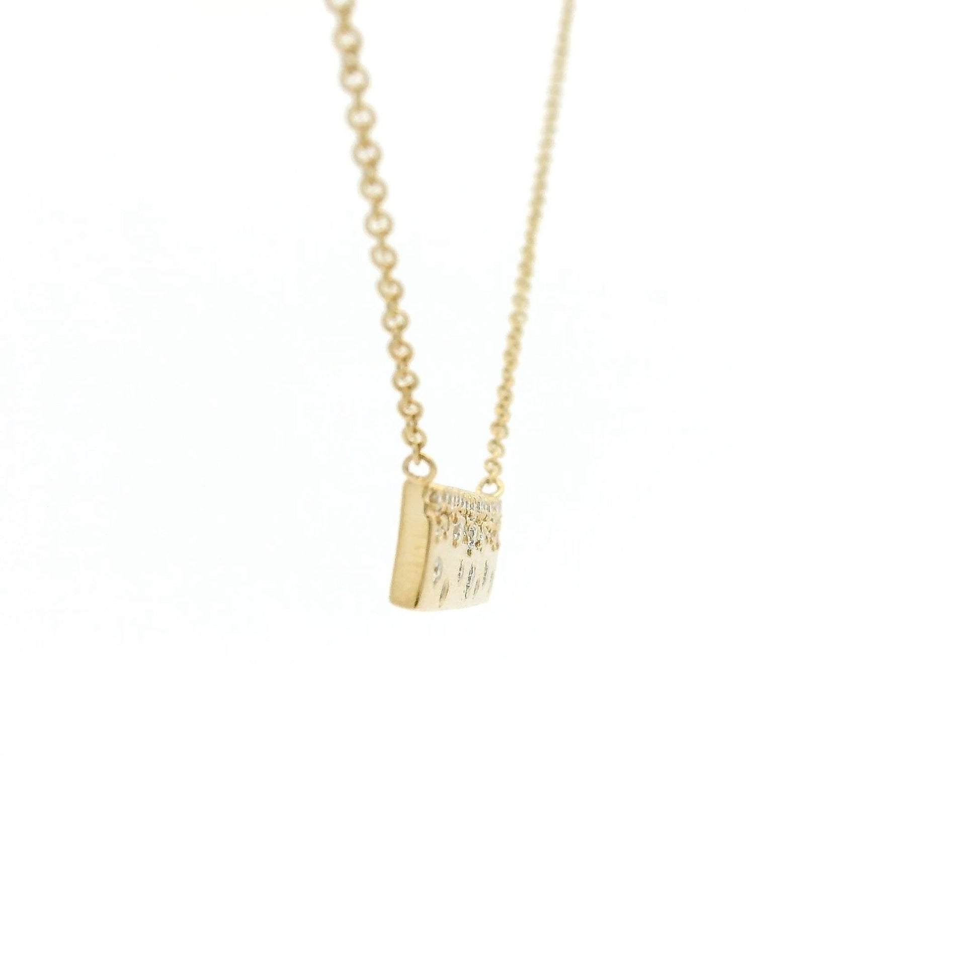 Scatter Diamond Bar Pendant - Forever Rox